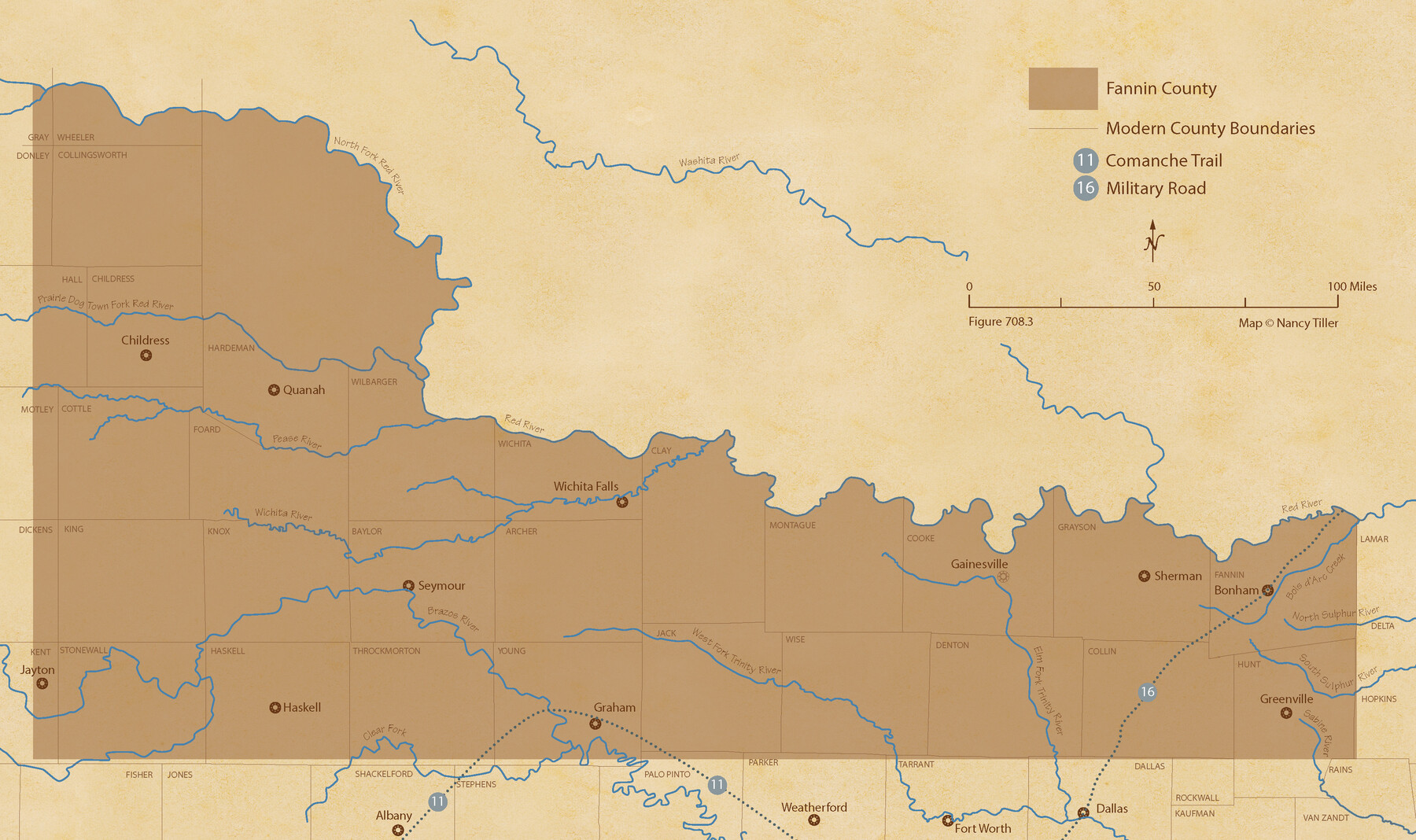 96130, The Republic County of Fannin. December 29, 1845, Nancy and Jim Tiller Digital Collection