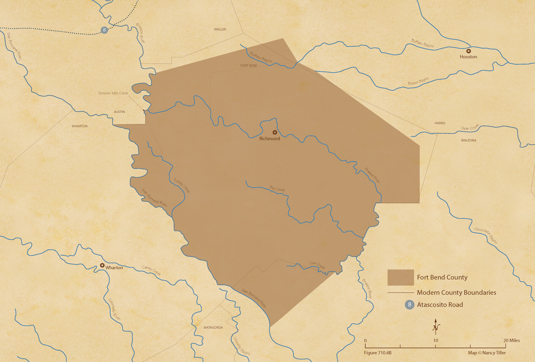 96140, The Republic County of Fort Bend. January 28, 1841, Nancy and Jim Tiller Digital Collection