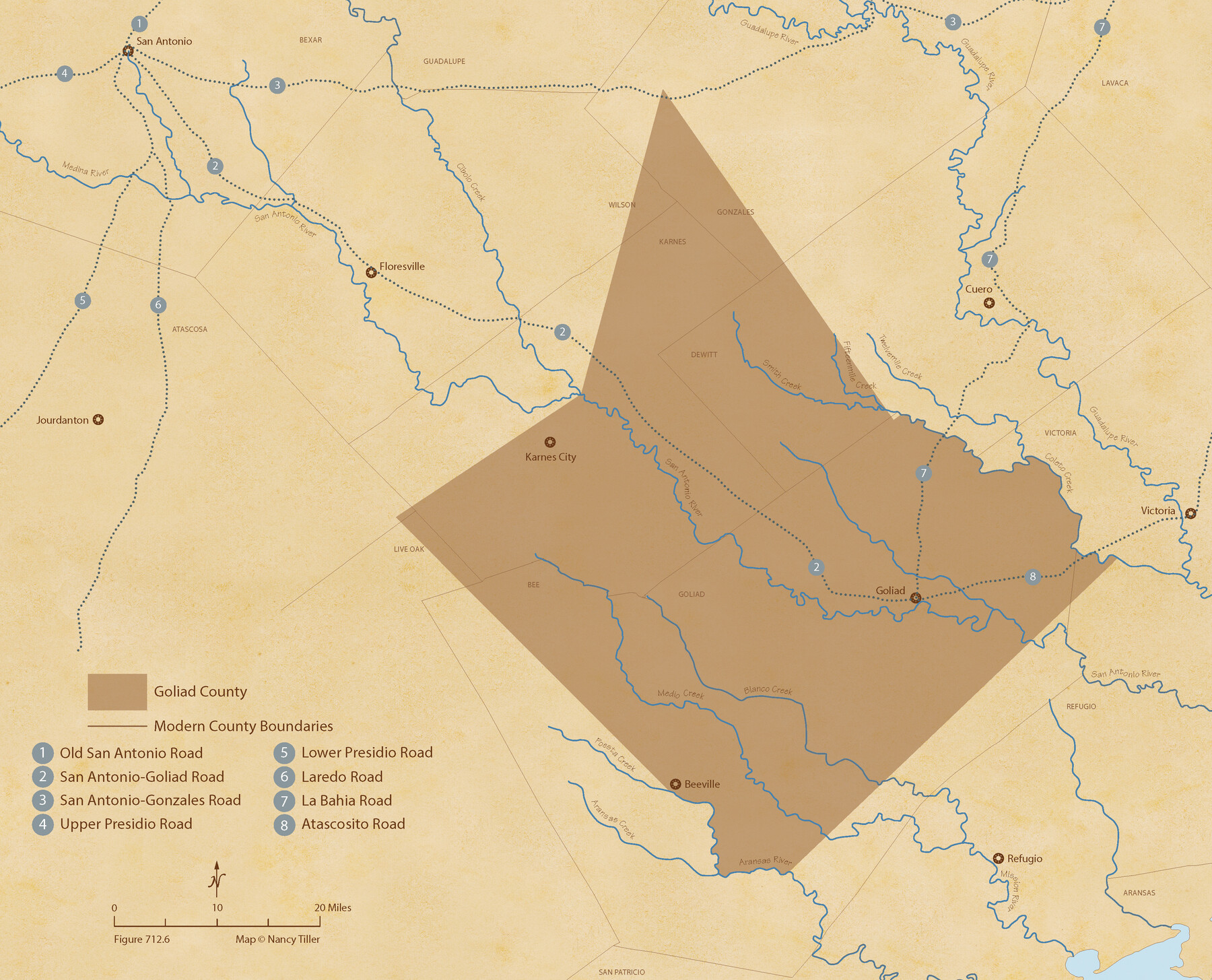 96152, The Republic County of Goliad. December 29, 1845, Nancy and Jim Tiller Digital Collection