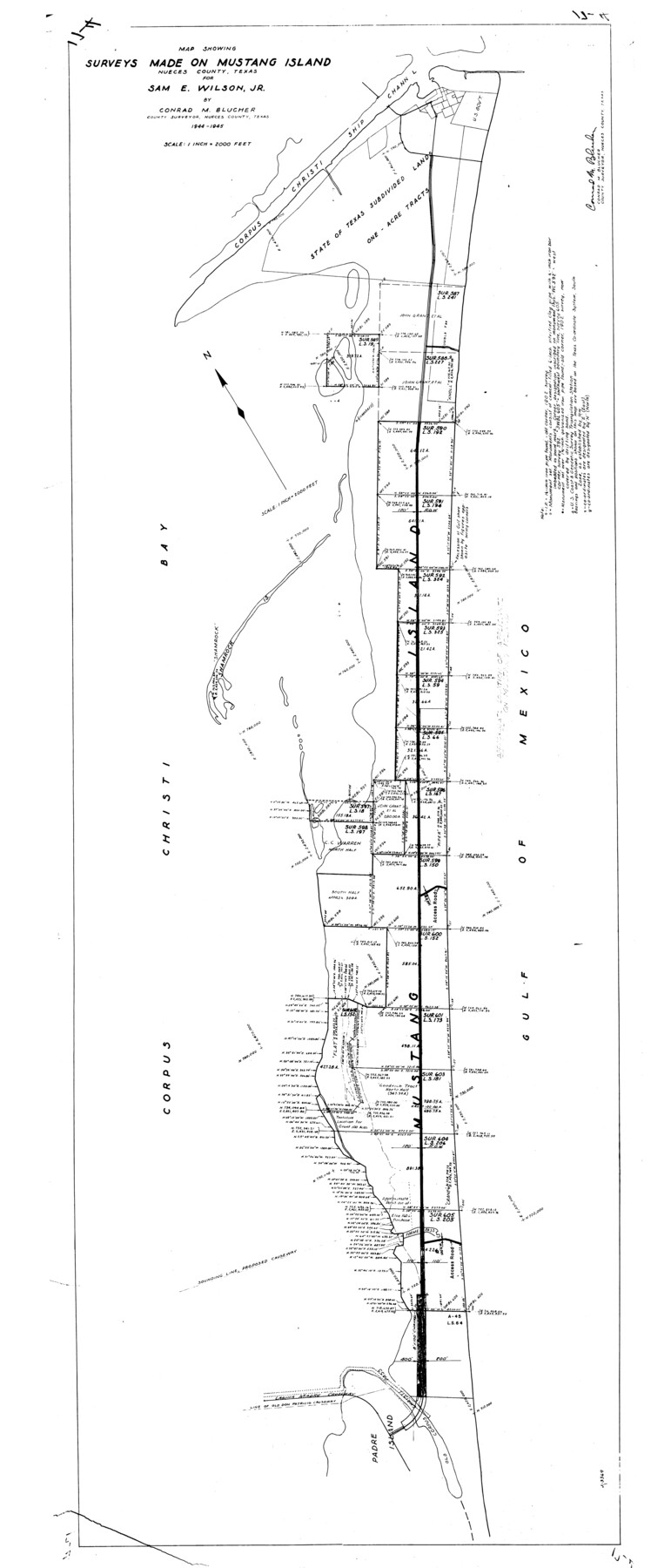 9618, Nueces County Rolled Sketch 75, General Map Collection