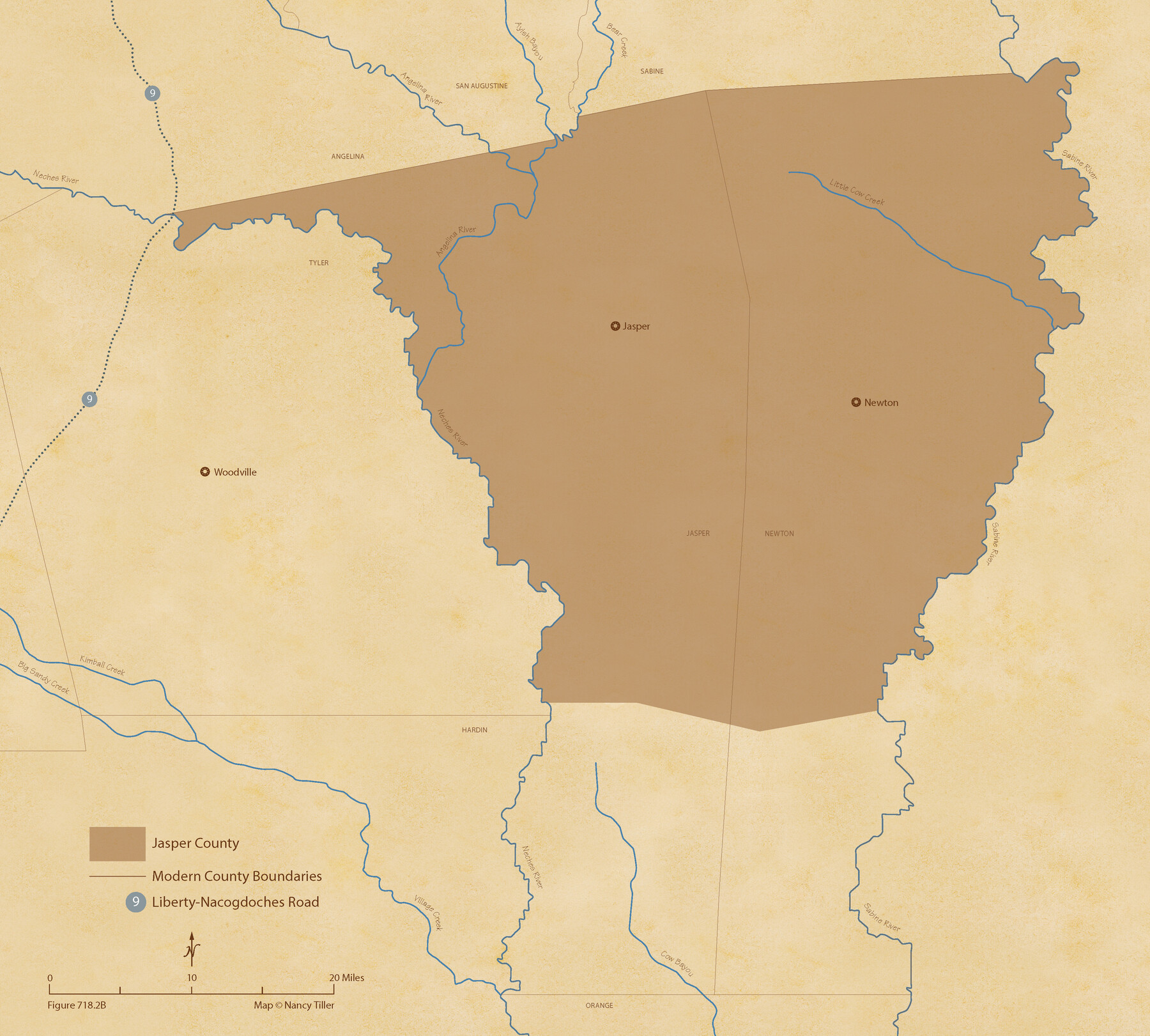 96194, The Republic County of Jasper. January 29, 1842, Nancy and Jim Tiller Digital Collection