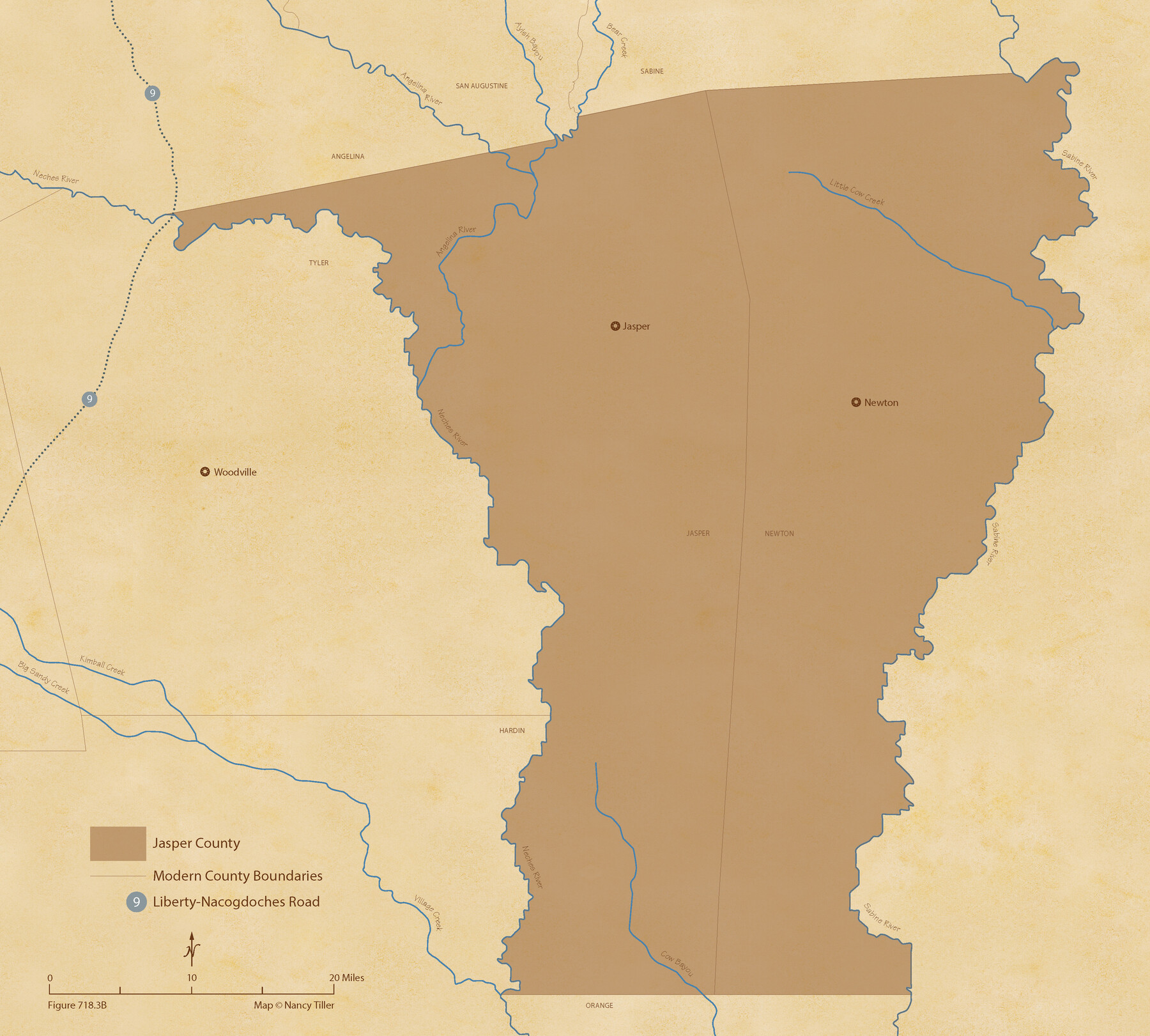 96195, The Republic County of Jasper. Spring 1842, Nancy and Jim Tiller Digital Collection