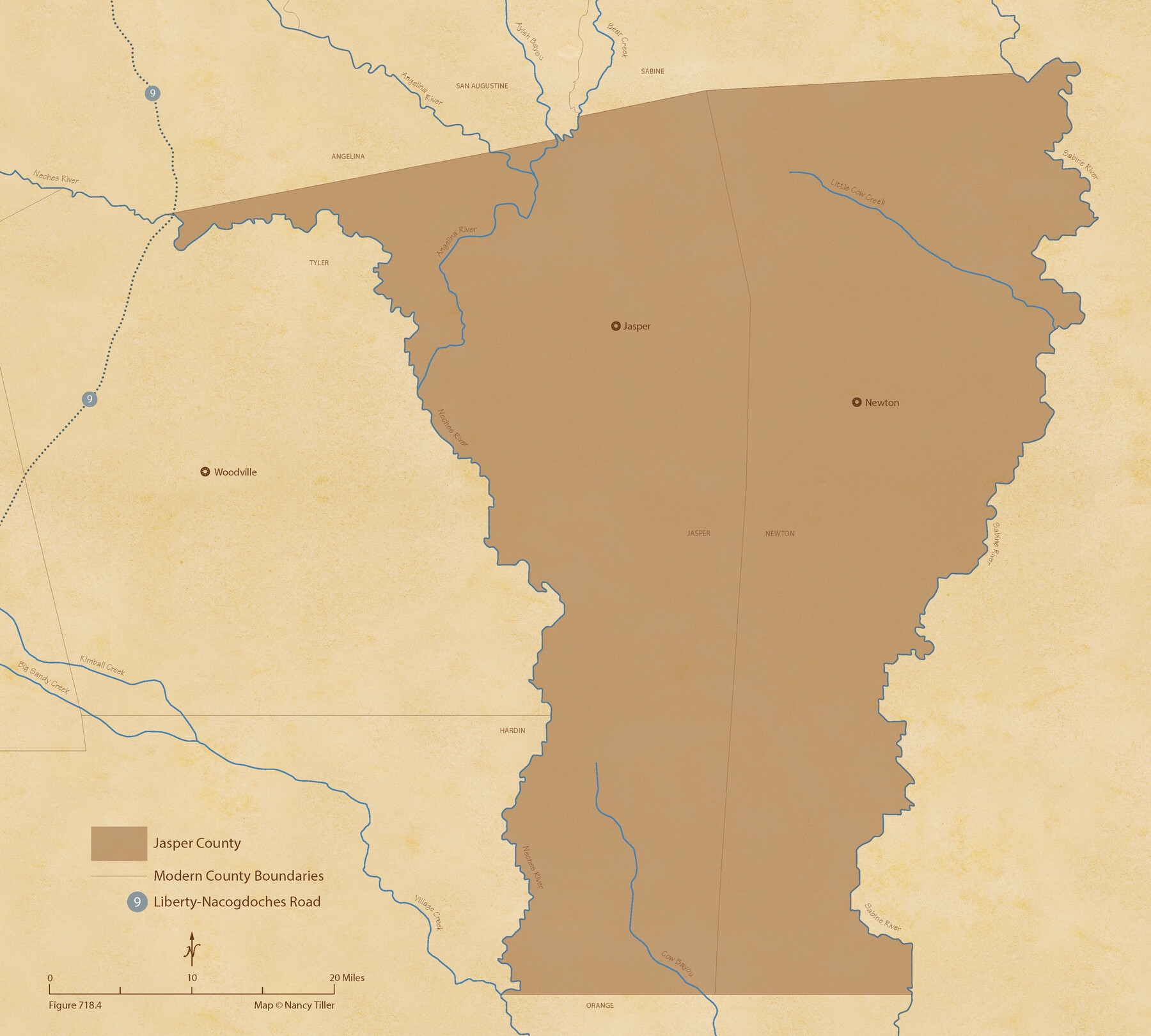 96196, The Republic County of Jasper. December 29, 1845, Nancy and Jim Tiller Digital Collection