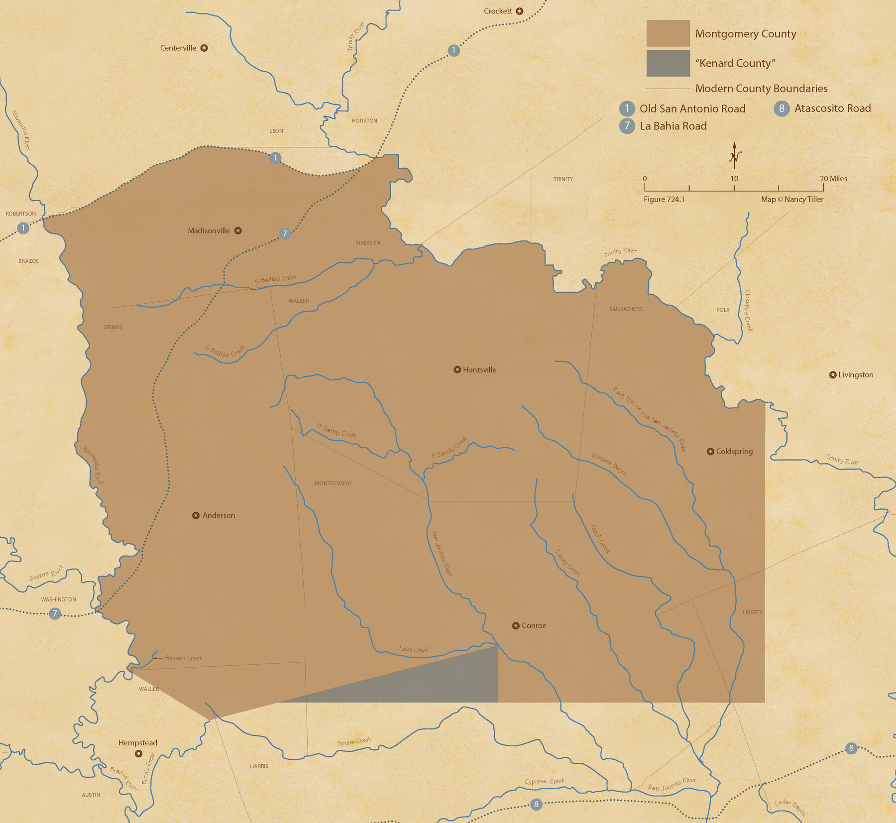 96234, The Republic County of Montgomery. Created, December 14, 1837, Nancy and Jim Tiller Digital Collection