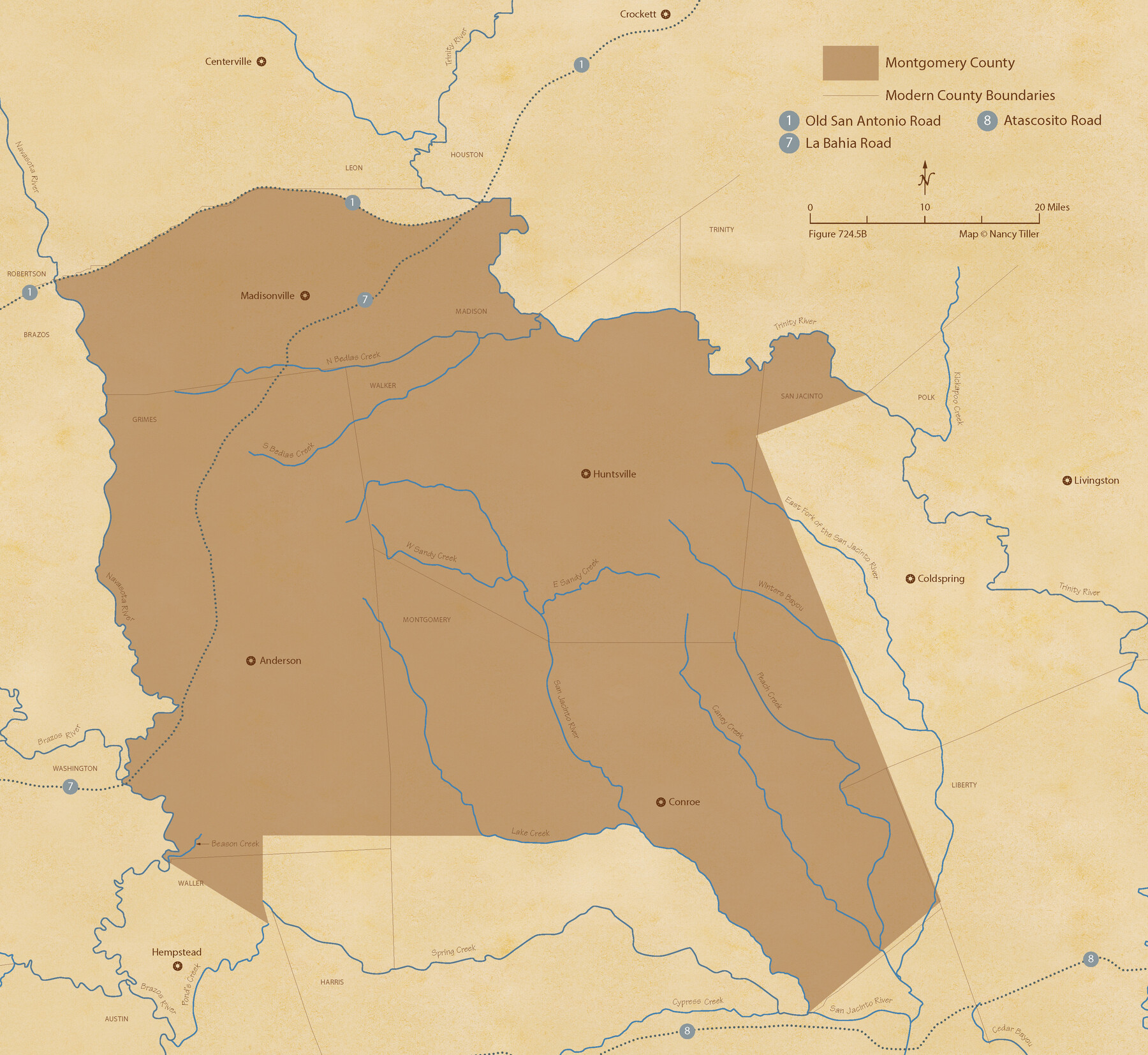 96238, The Republic County of Montgomery. January 21, 1841, Nancy and Jim Tiller Digital Collection