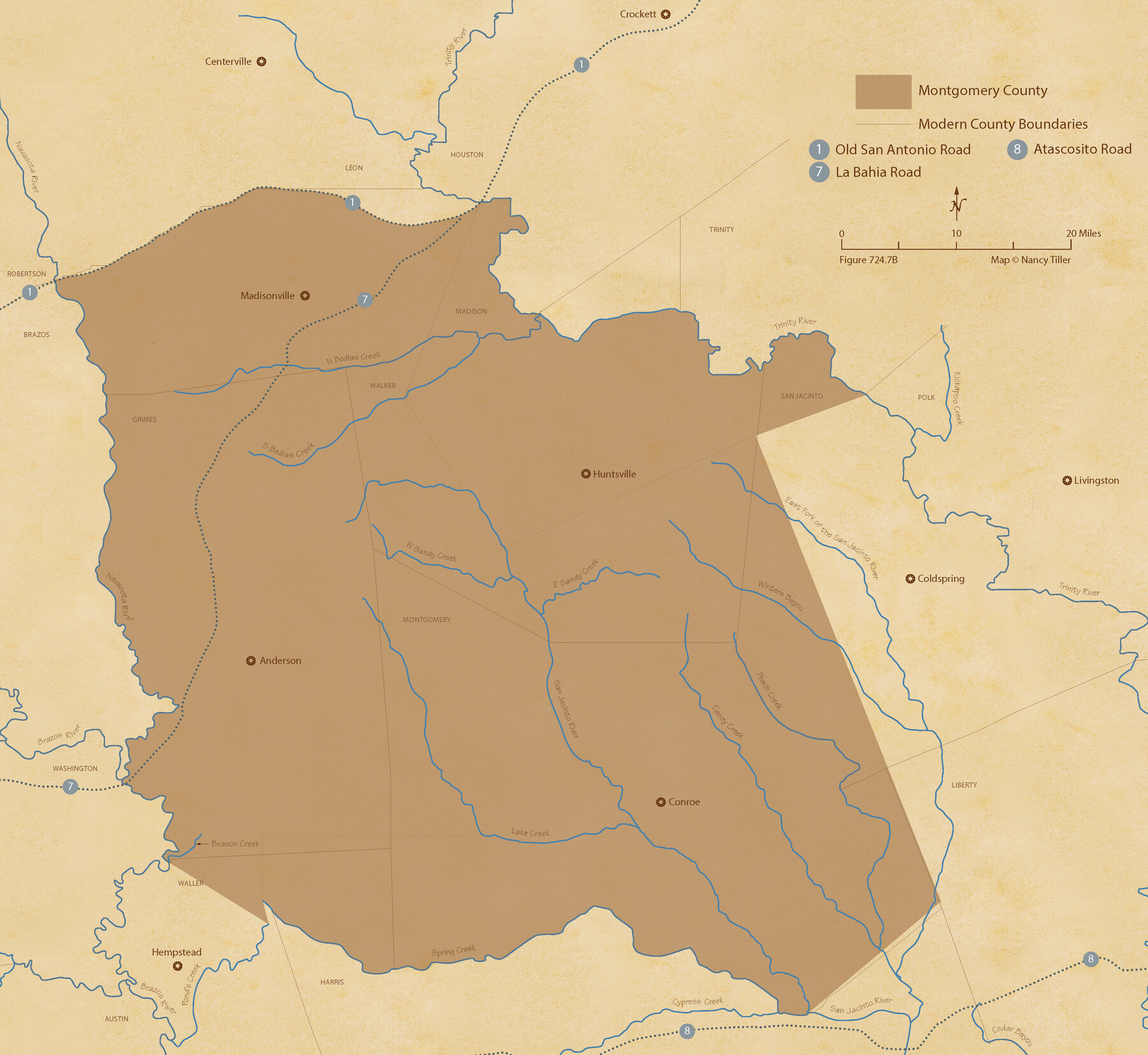 96240, The Republic County of Montgomery. Spring 1842, Nancy and Jim Tiller Digital Collection