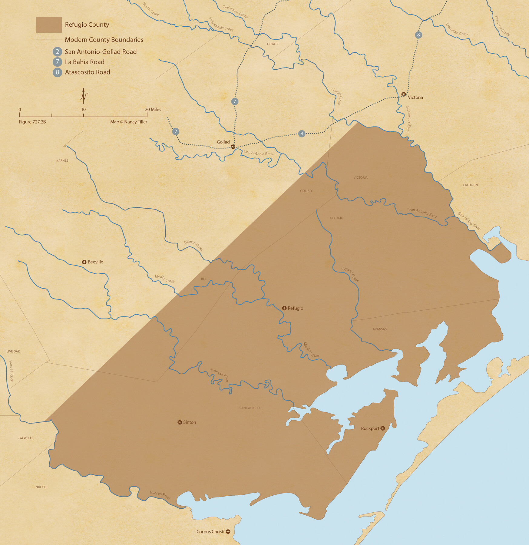 96257, The Republic County of Refugio. December 2, 1841, Nancy and Jim Tiller Digital Collection