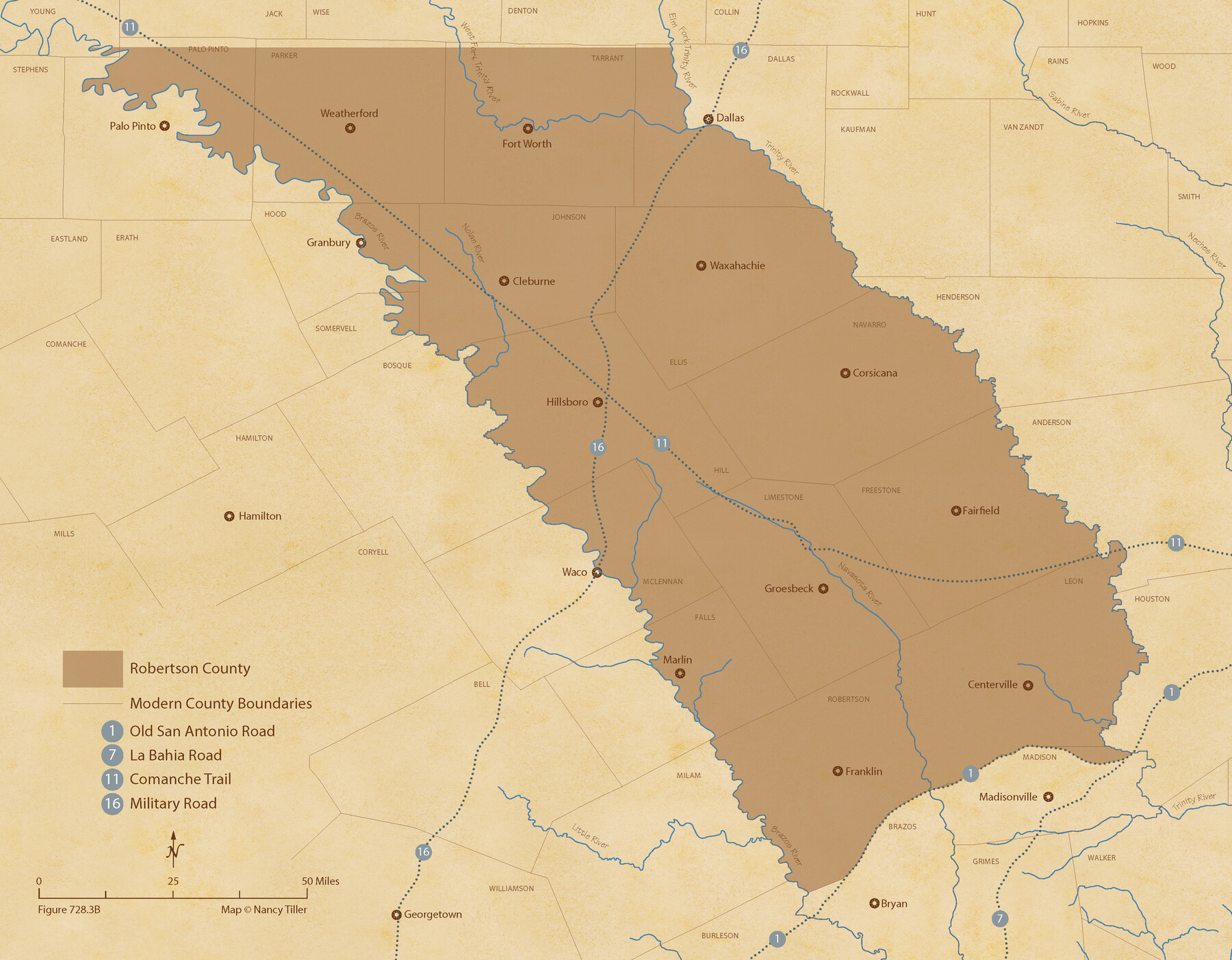 96261, The Republic County of Robertson. January 30, 1841, Nancy and Jim Tiller Digital Collection