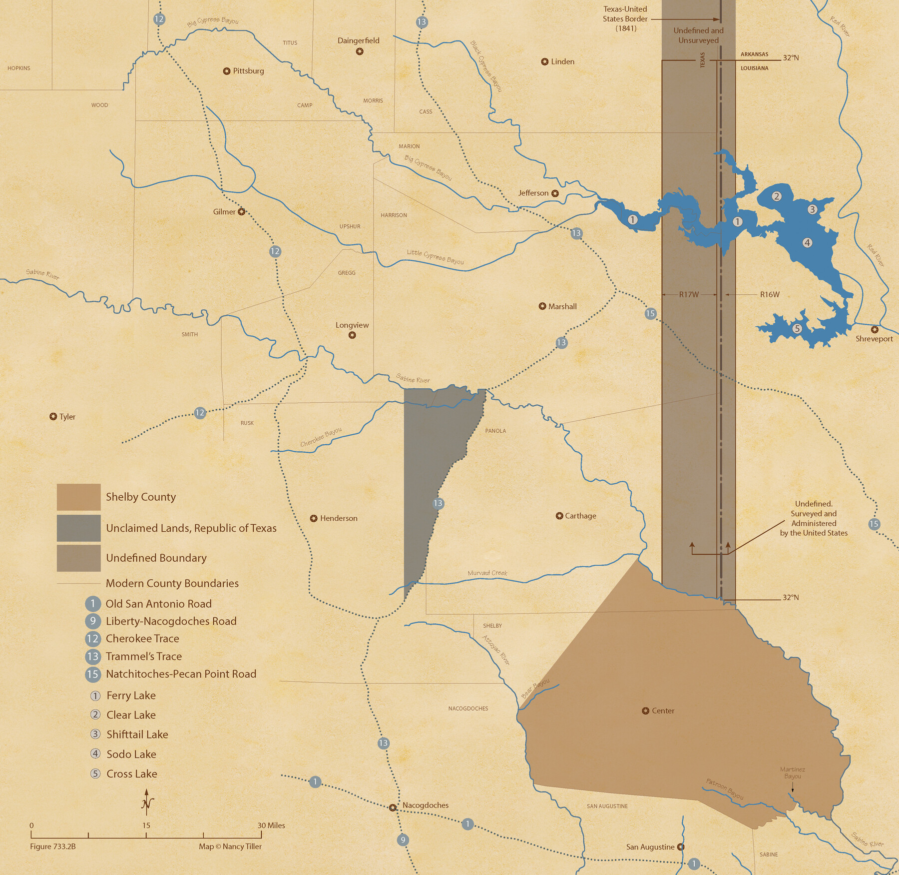 96281, The Republic County of Shelby. January 28, 1839, Nancy and Jim Tiller Digital Collection