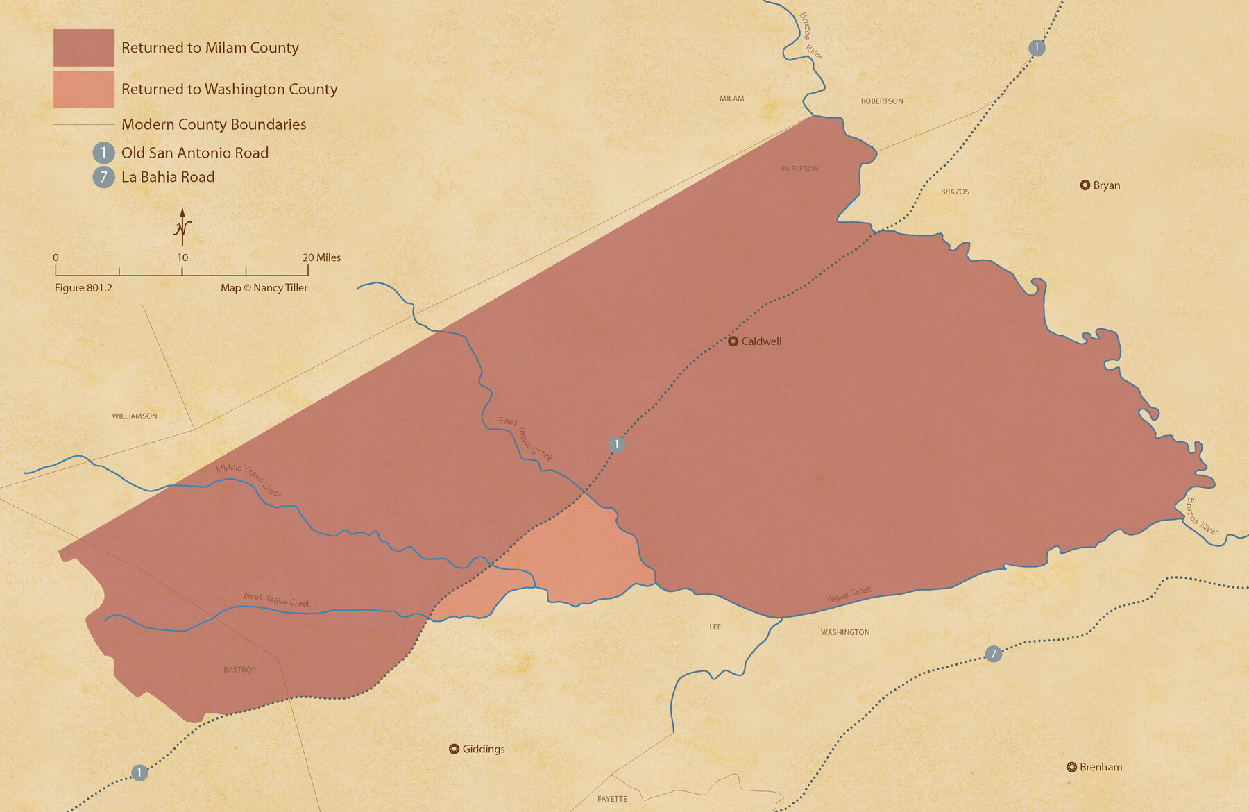 96321, The Judicial District/County of Burleson. Abolished, Spring 1842, Nancy and Jim Tiller Digital Collection