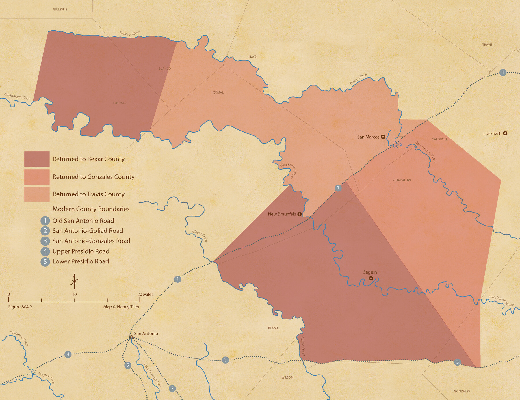 96328, The Judicial District/County of Guadalupe. Abolished, Spring 1842, Nancy and Jim Tiller Digital Collection