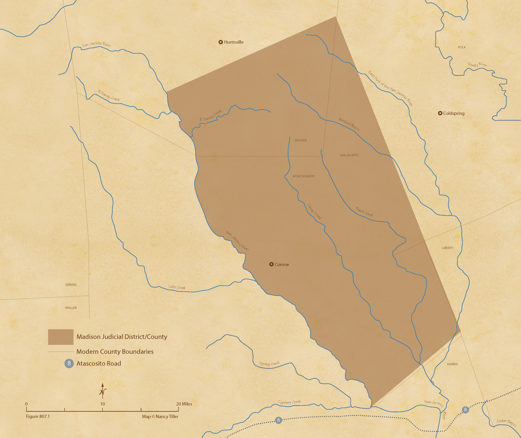 96333, The Judicial District/County of Madison. Created, February 2, 1842, Nancy and Jim Tiller Digital Collection