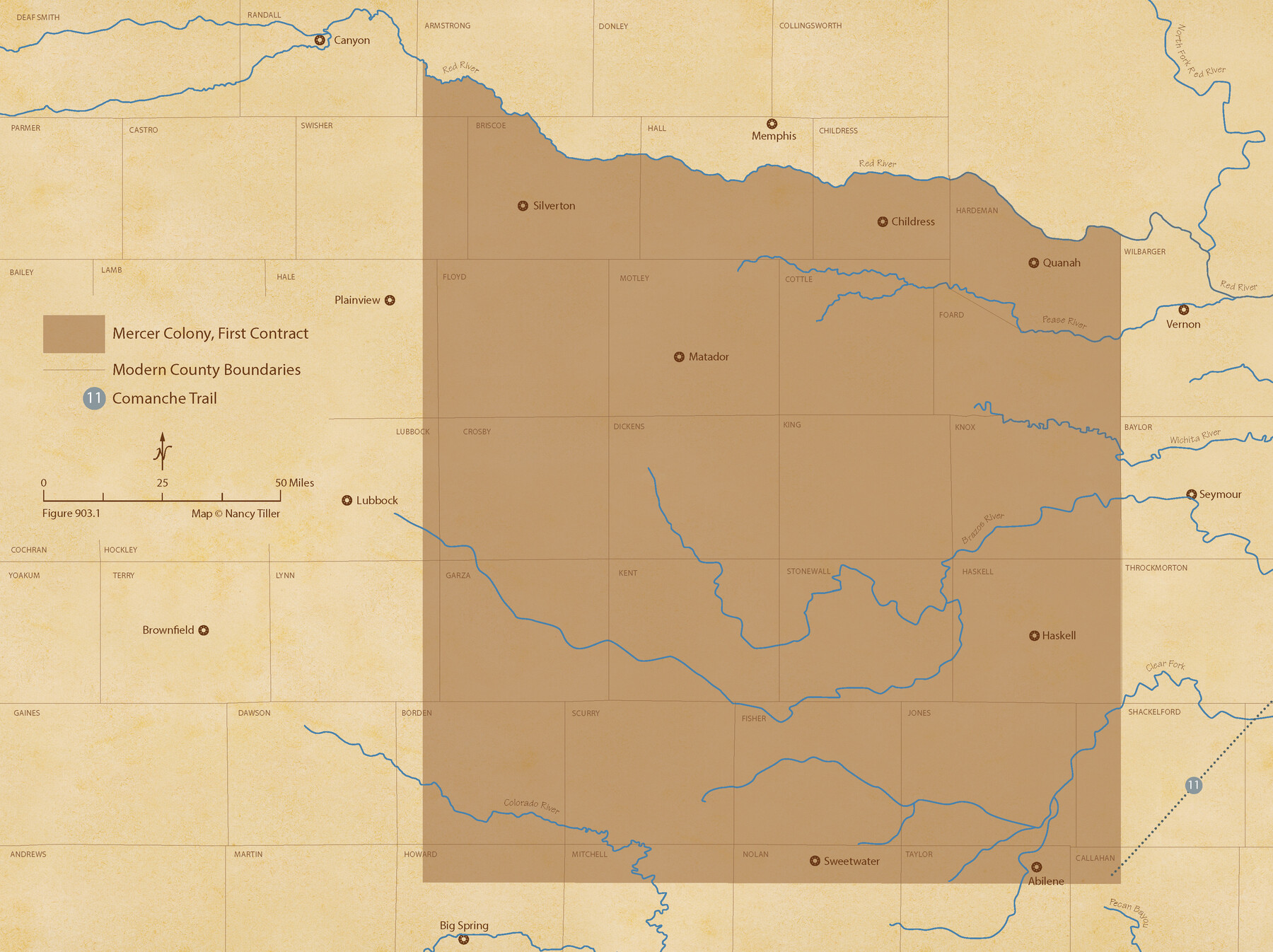 96360, The Mercer Colony. January 20, 1843, Nancy and Jim Tiller Digital Collection