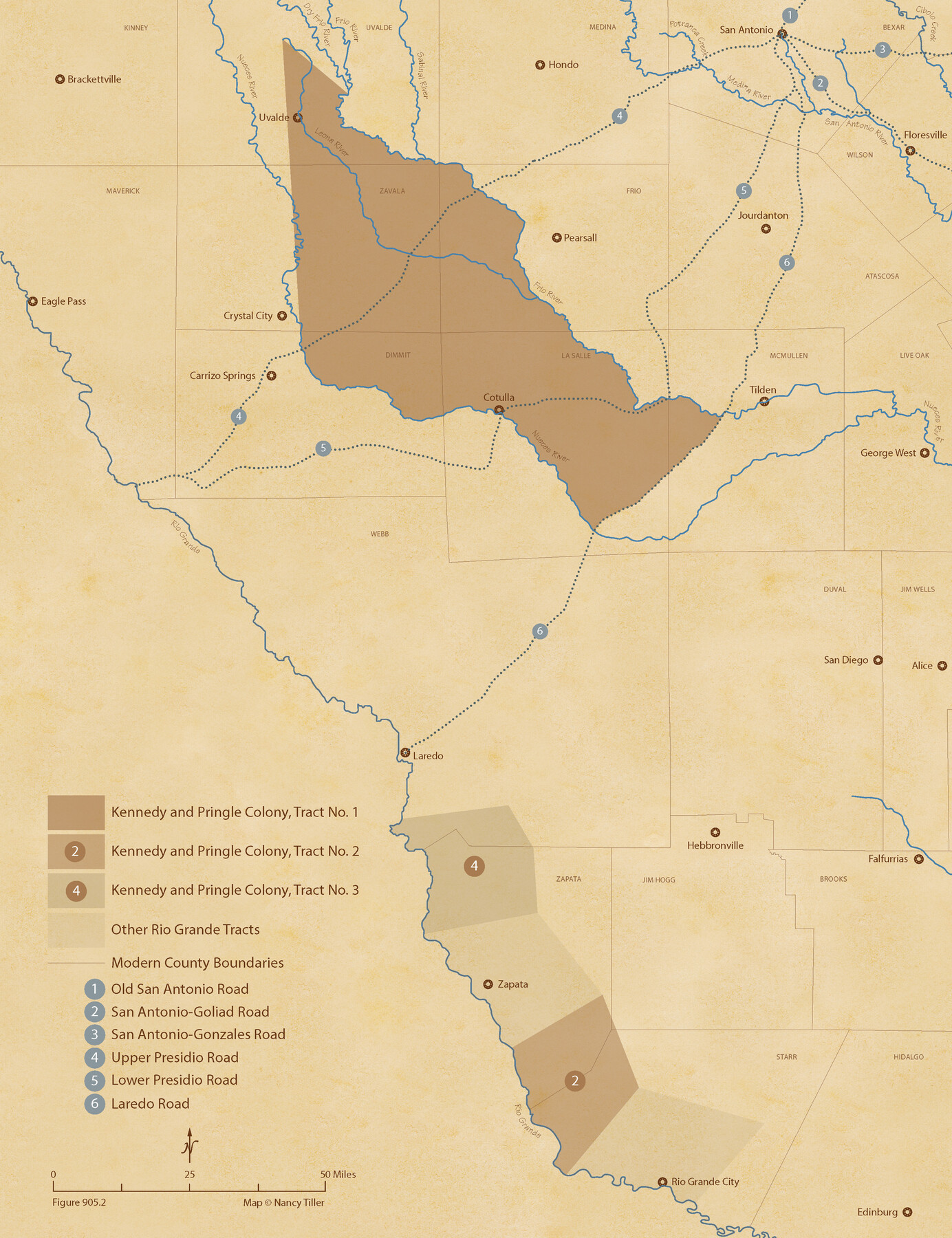 96368, The Kennedy and Pringle Colony. June 3, 1842, Nancy and Jim Tiller Digital Collection