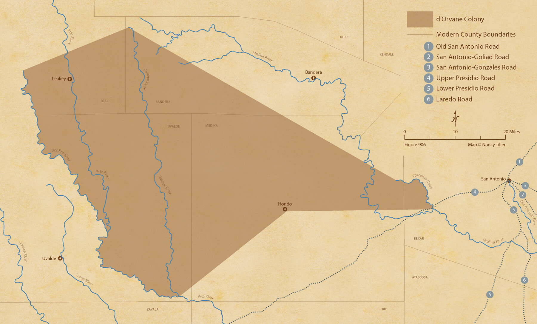 96369, The d’Orvane Colony. June 3, 1842, Nancy and Jim Tiller Digital Collection