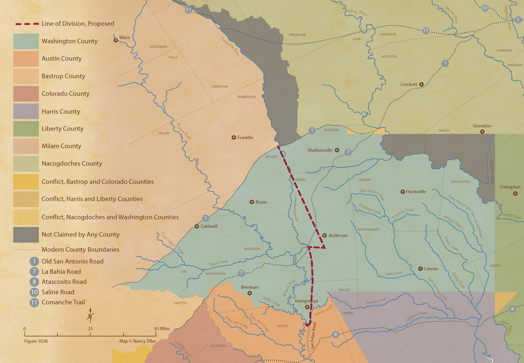 96402, From Citizens of Montgomery and Washington Counties to Redefine the Boundary Between Their Two Counties, Undated, Nancy and Jim Tiller Digital Collection