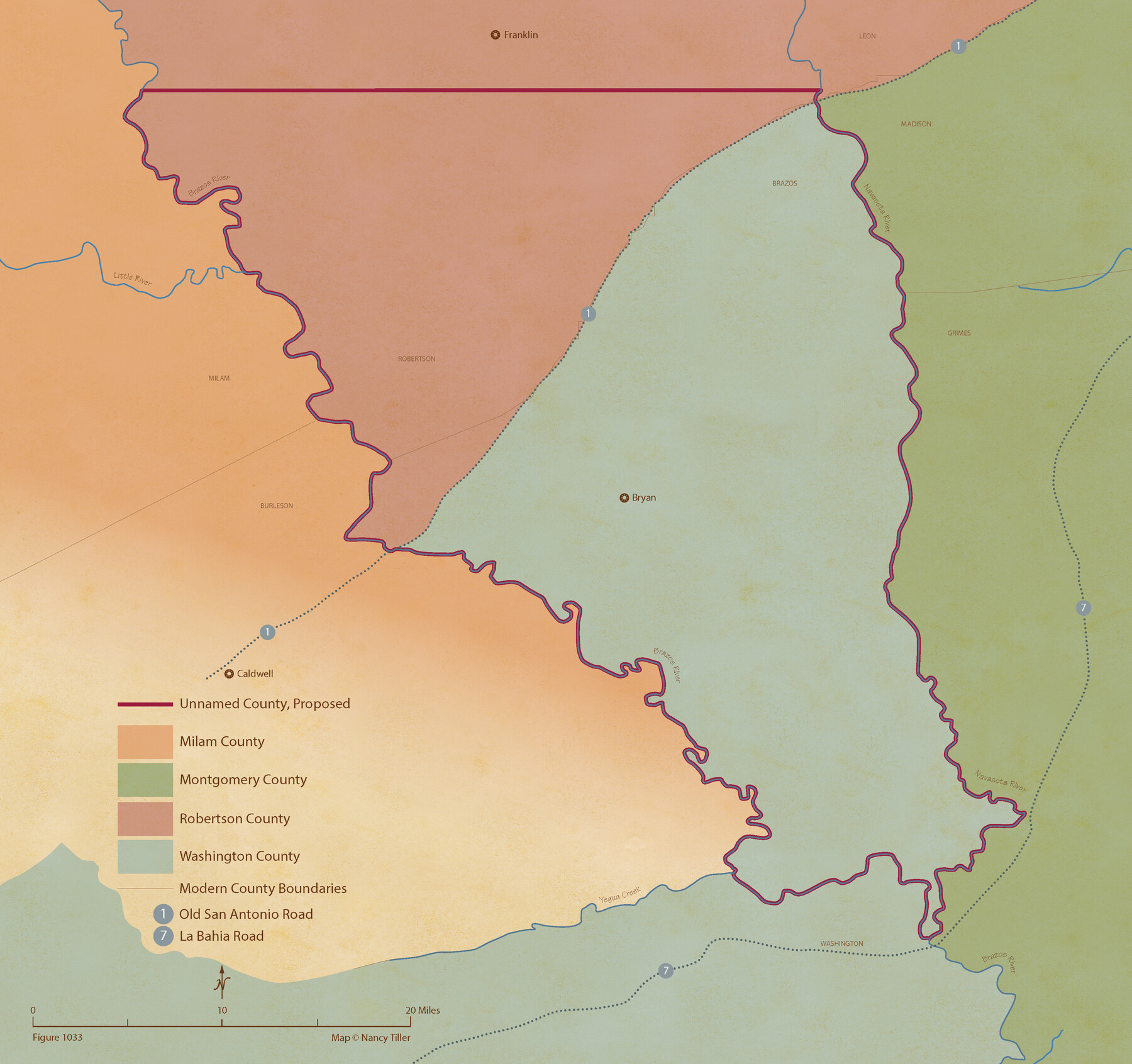 96408, From Citizens of Washington County Living East of the Brazos River and West of the Navasota River for the Creation of a New County (Unnamed), Undated, Nancy and Jim Tiller Digital Collection