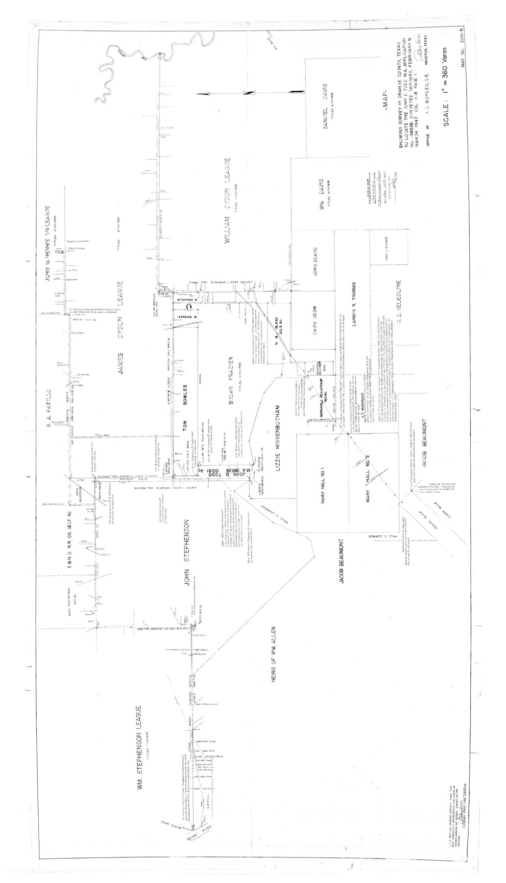 9645, Orange County Rolled Sketch 20, General Map Collection