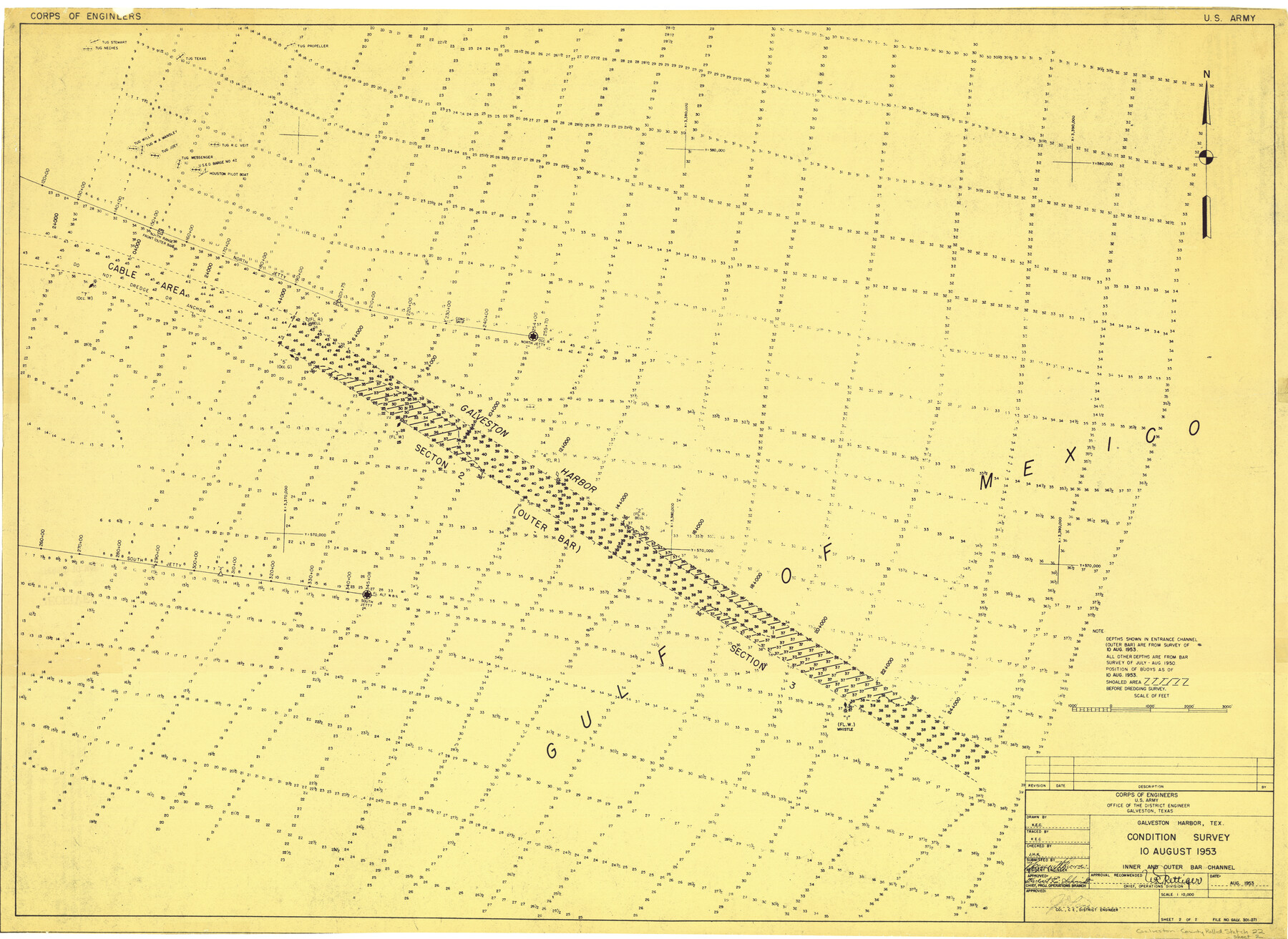 9663, Galveston County Rolled Sketch 22, General Map Collection