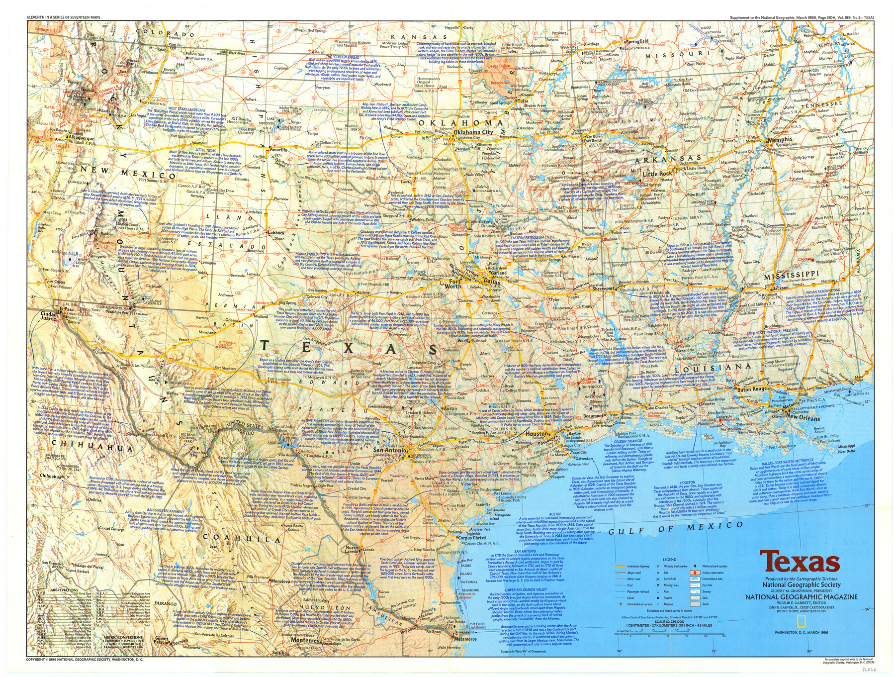 96826, Texas, General Map Collection