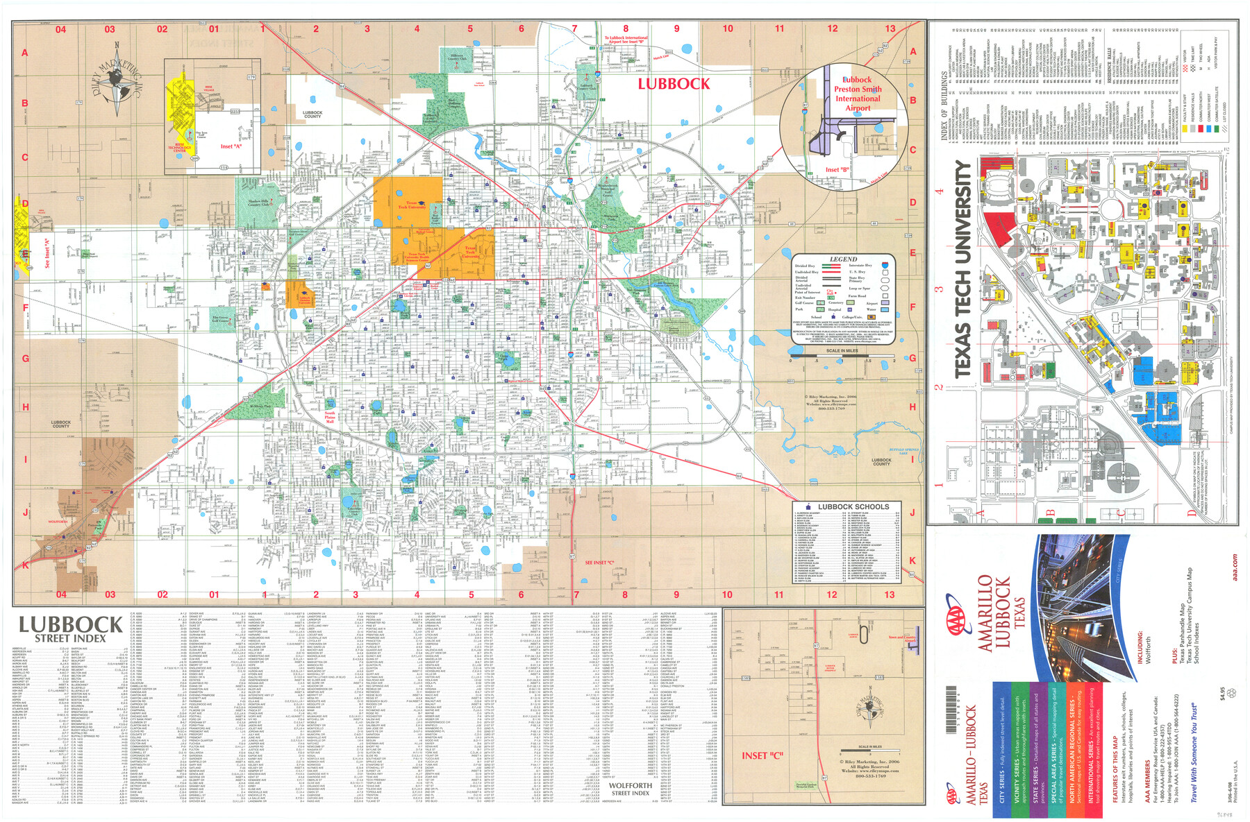 96848, Lubbock, General Map Collection