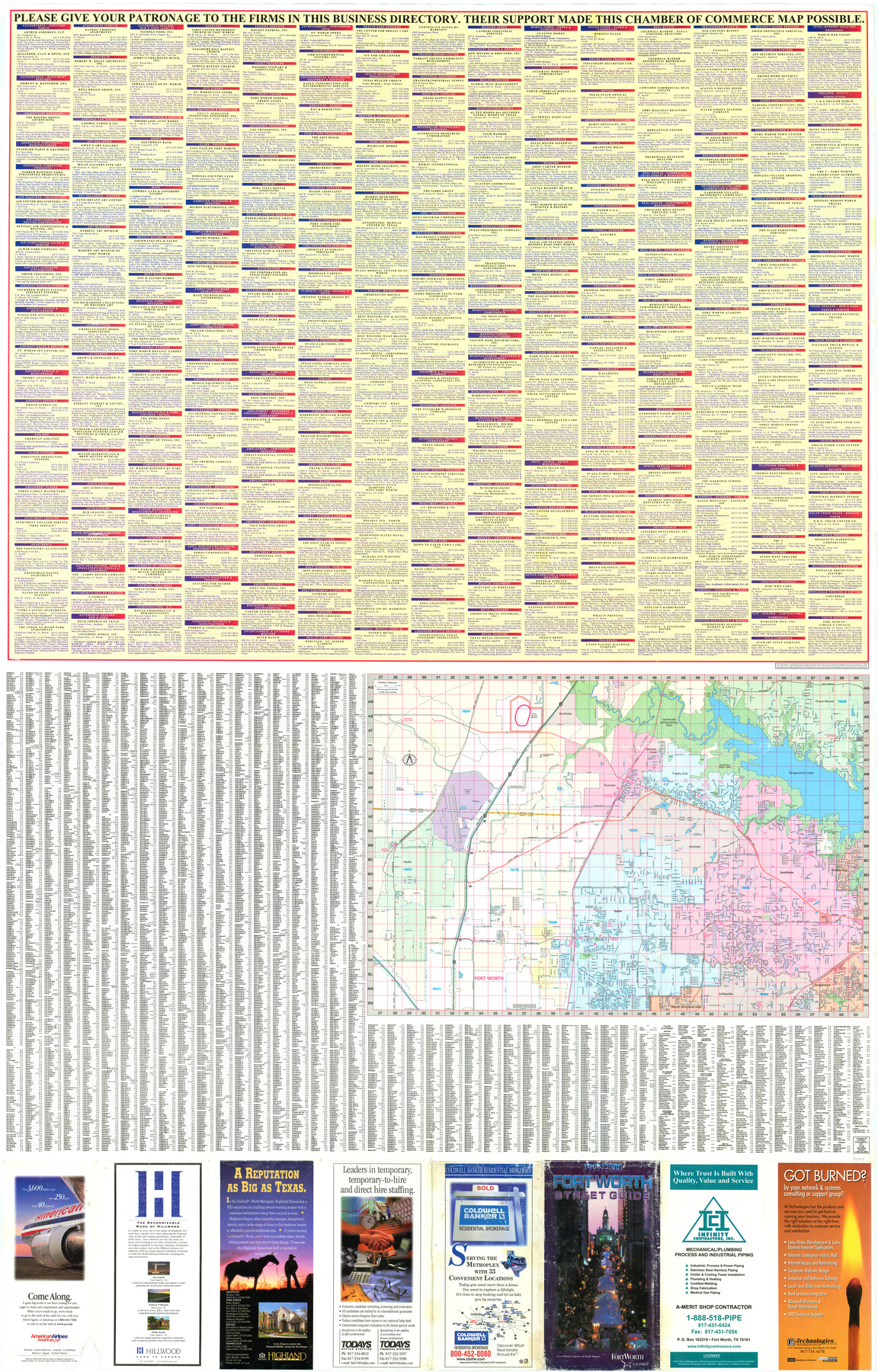 96854, Fort Worth Street Guide, General Map Collection