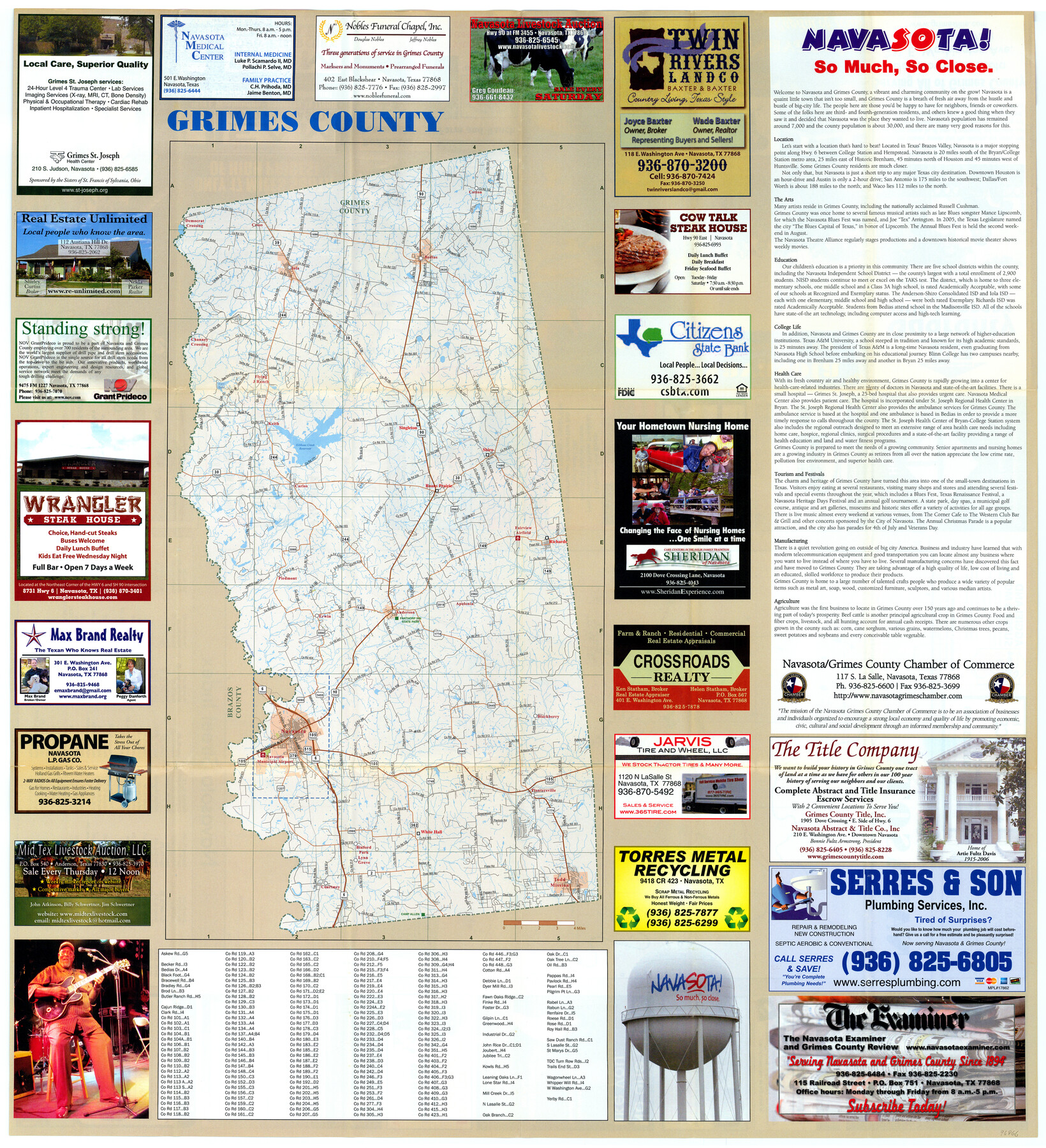 96866, Grimes County, General Map Collection