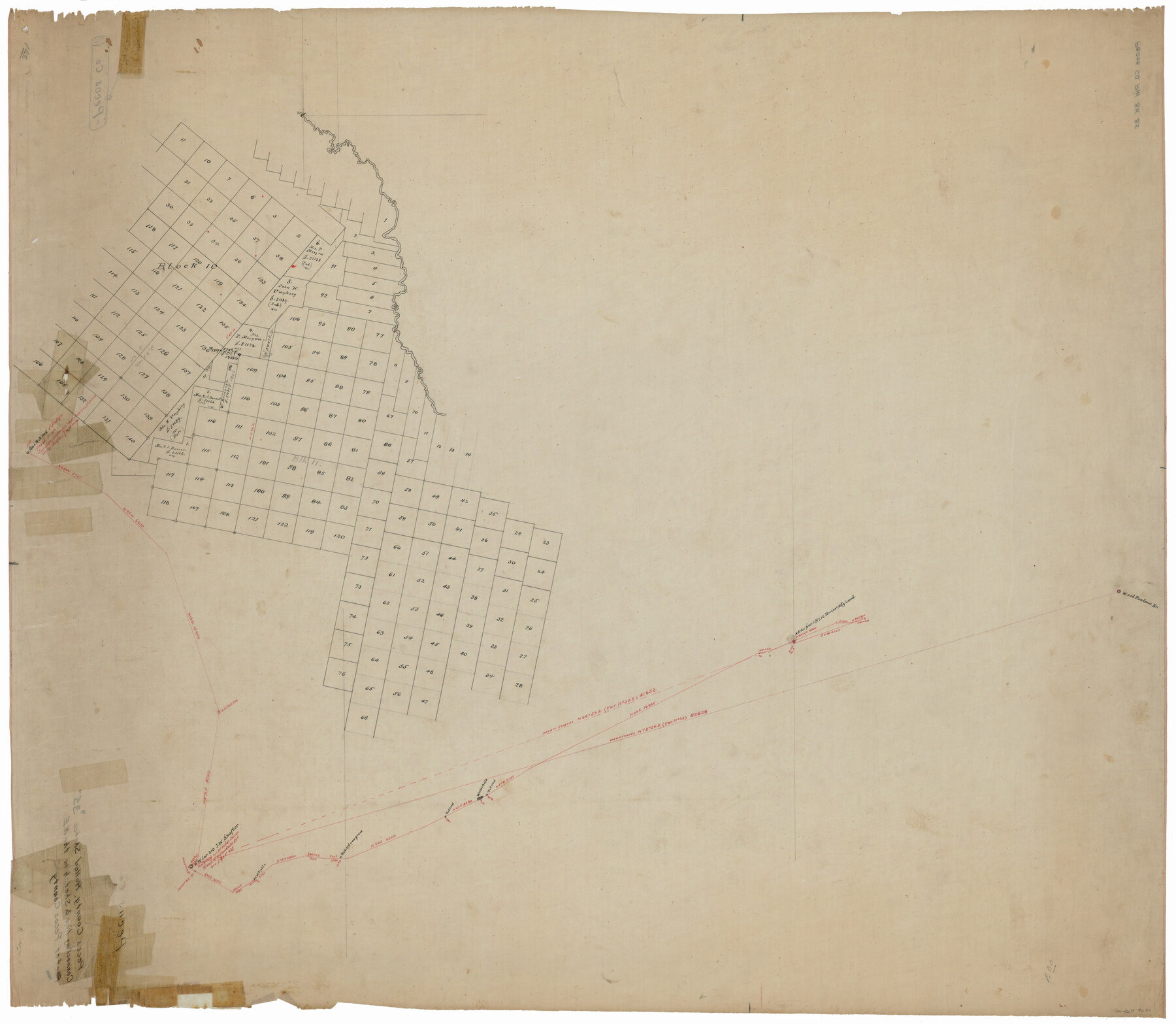 9693, Pecos County Rolled Sketch 35, General Map Collection
