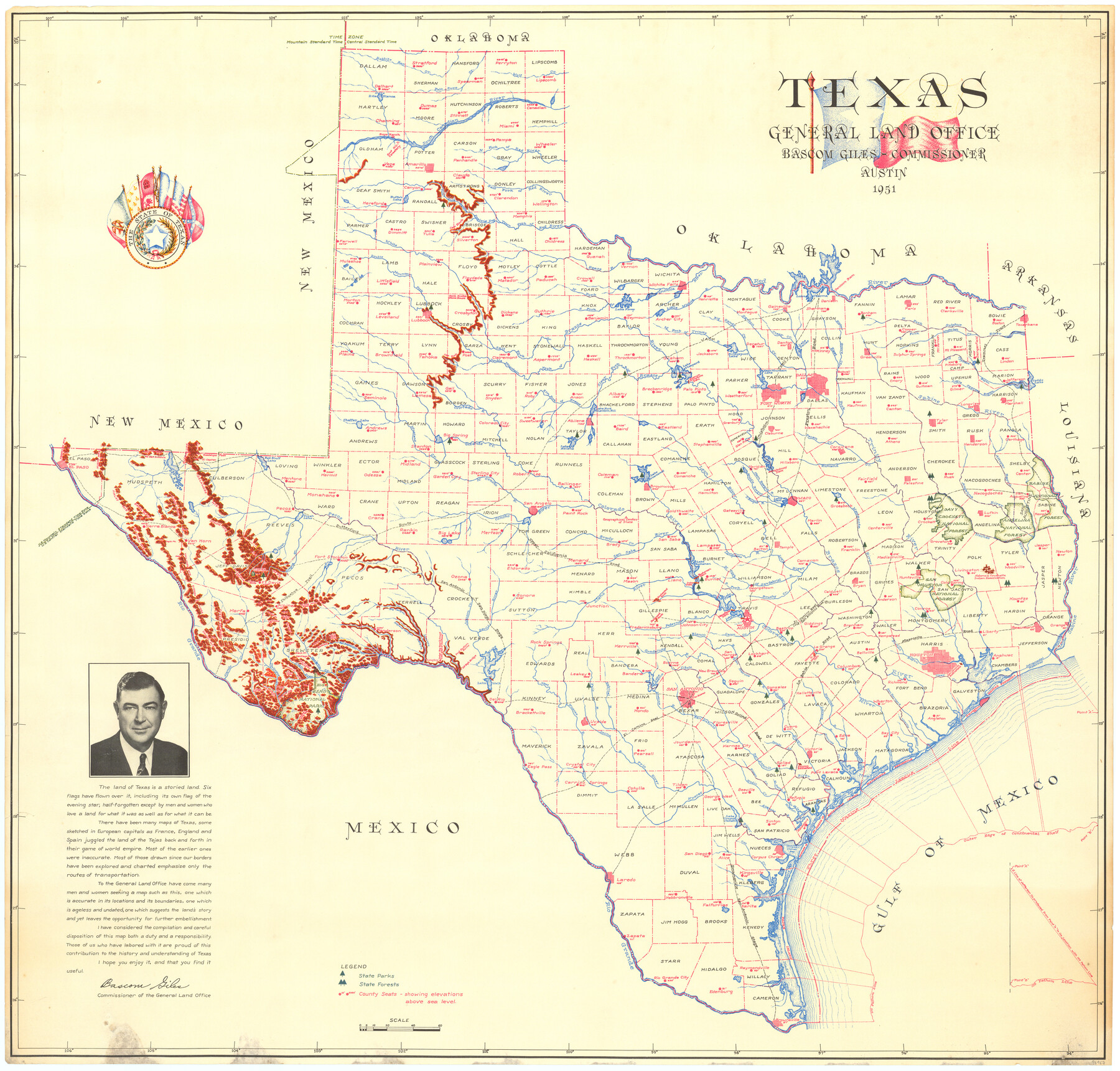 96967, Texas, General Map Collection