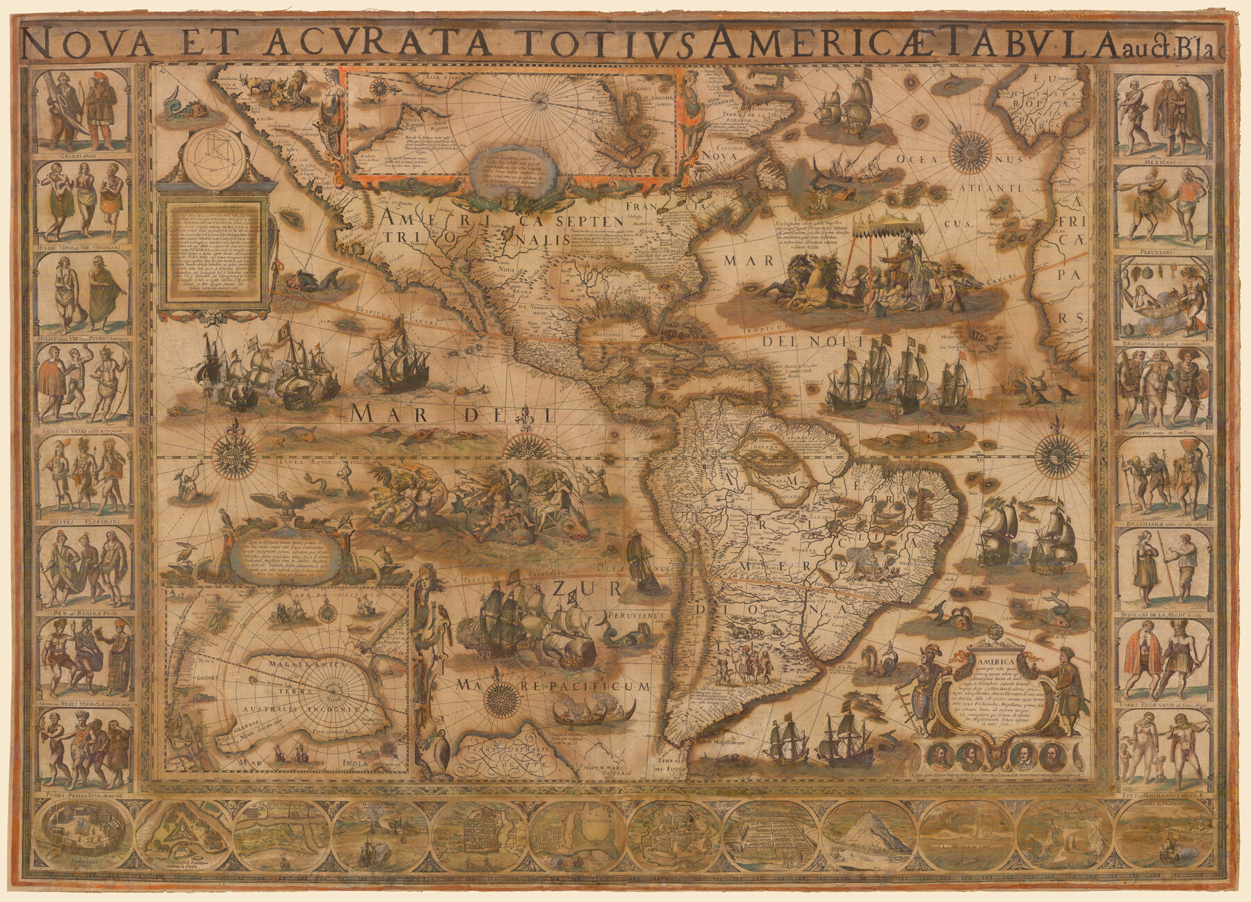 Nova et Acurata Totius Americae Tabula