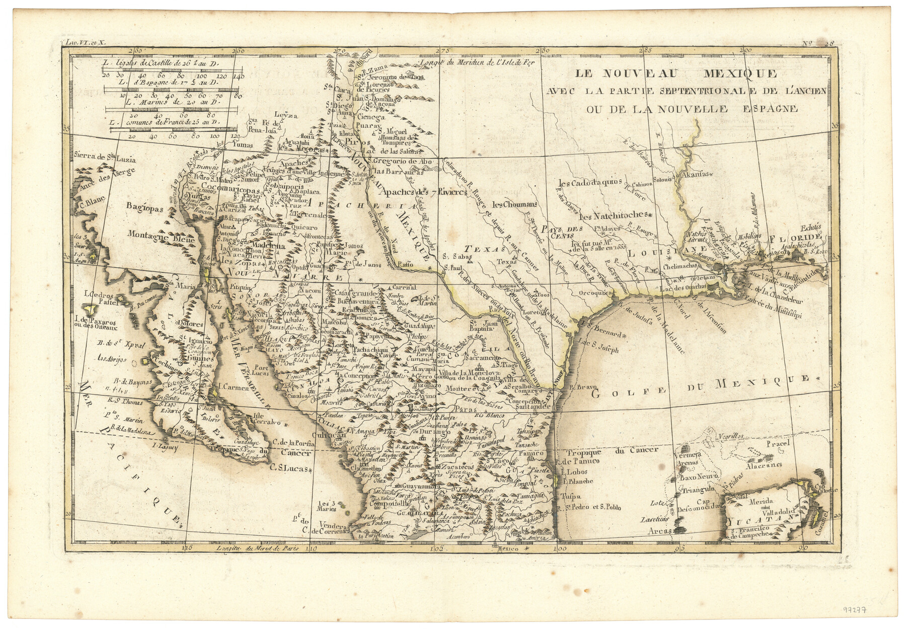 97277, Le Nouveau Mexique avec la partie Septentrionale de l'Ancien ou de la Nouvelle Espagne, General Map Collection