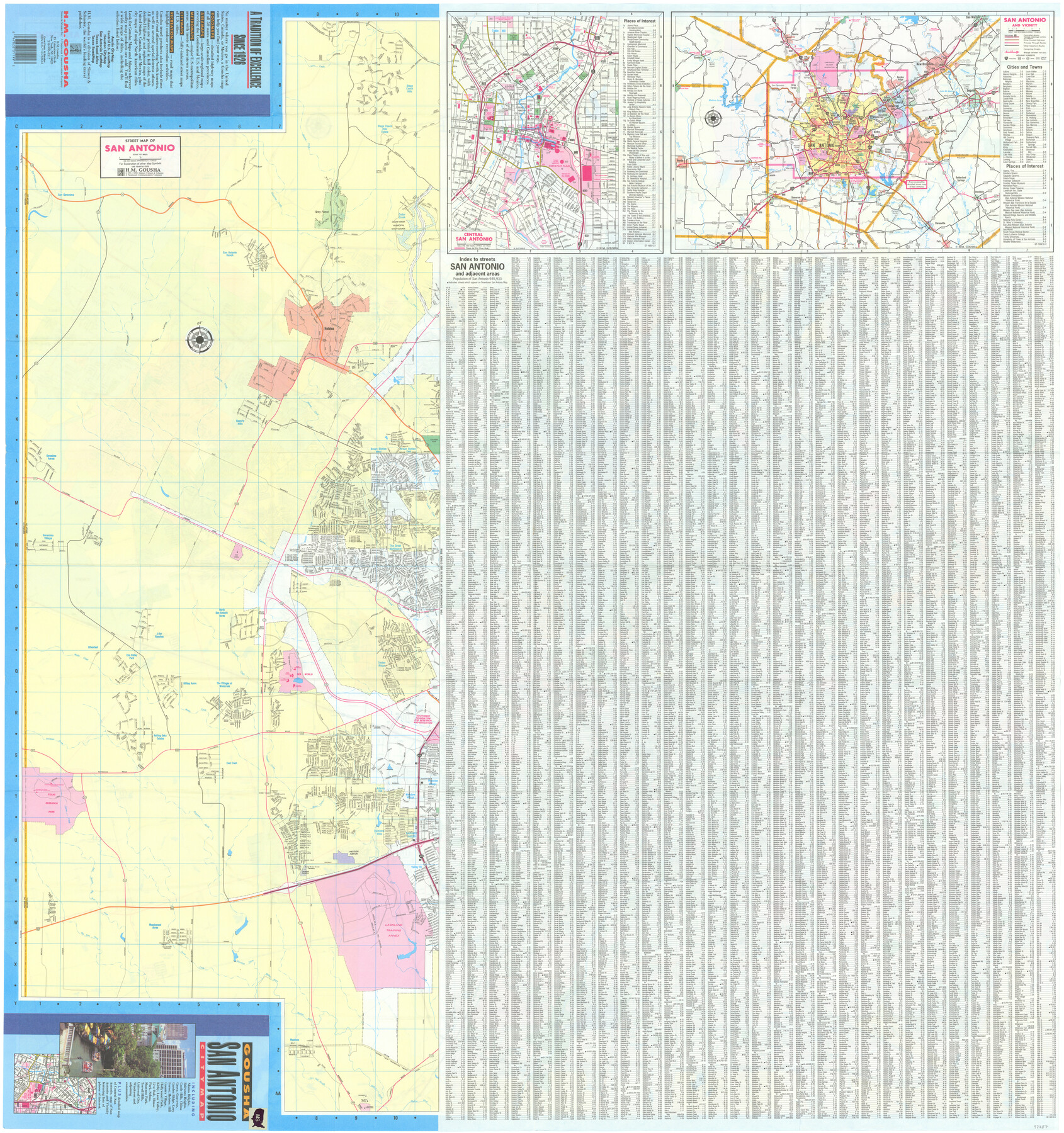 97287, San Antonio City Map, General Map Collection