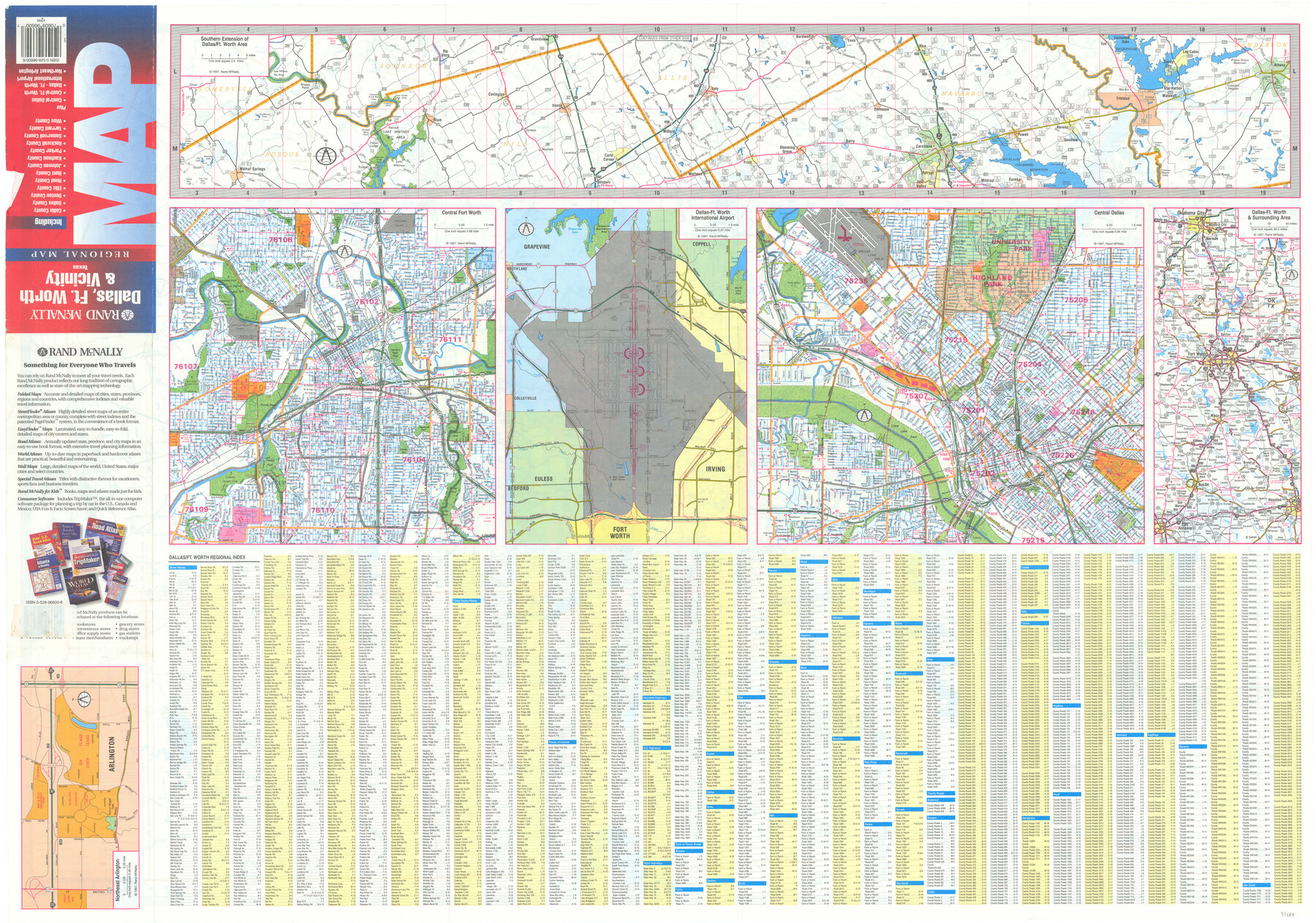 97289, Dallas, Ft. Worth, & Vicinity, Texas - Regional Map, General Map Collection