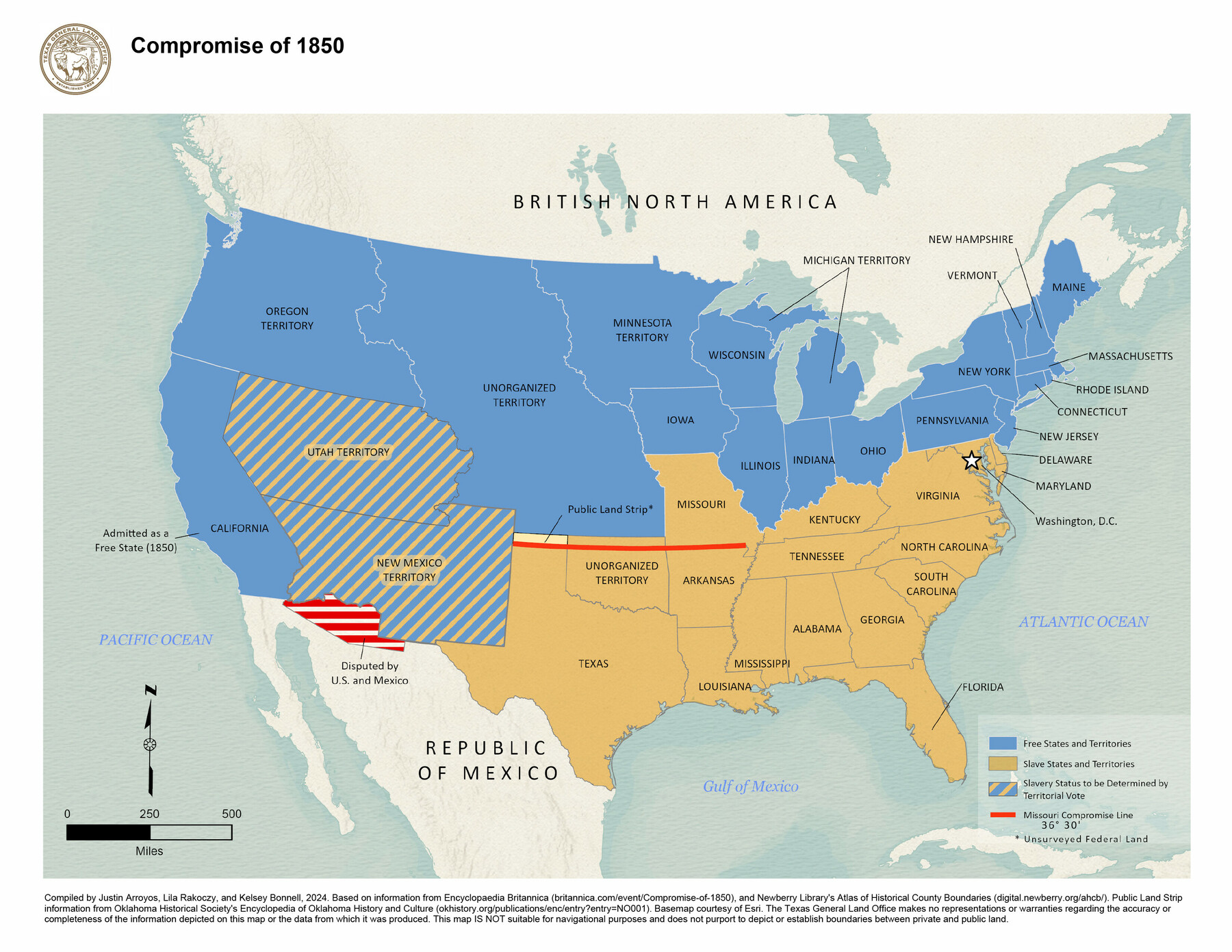 97358, Compromise of 1850, GIS Educational Maps