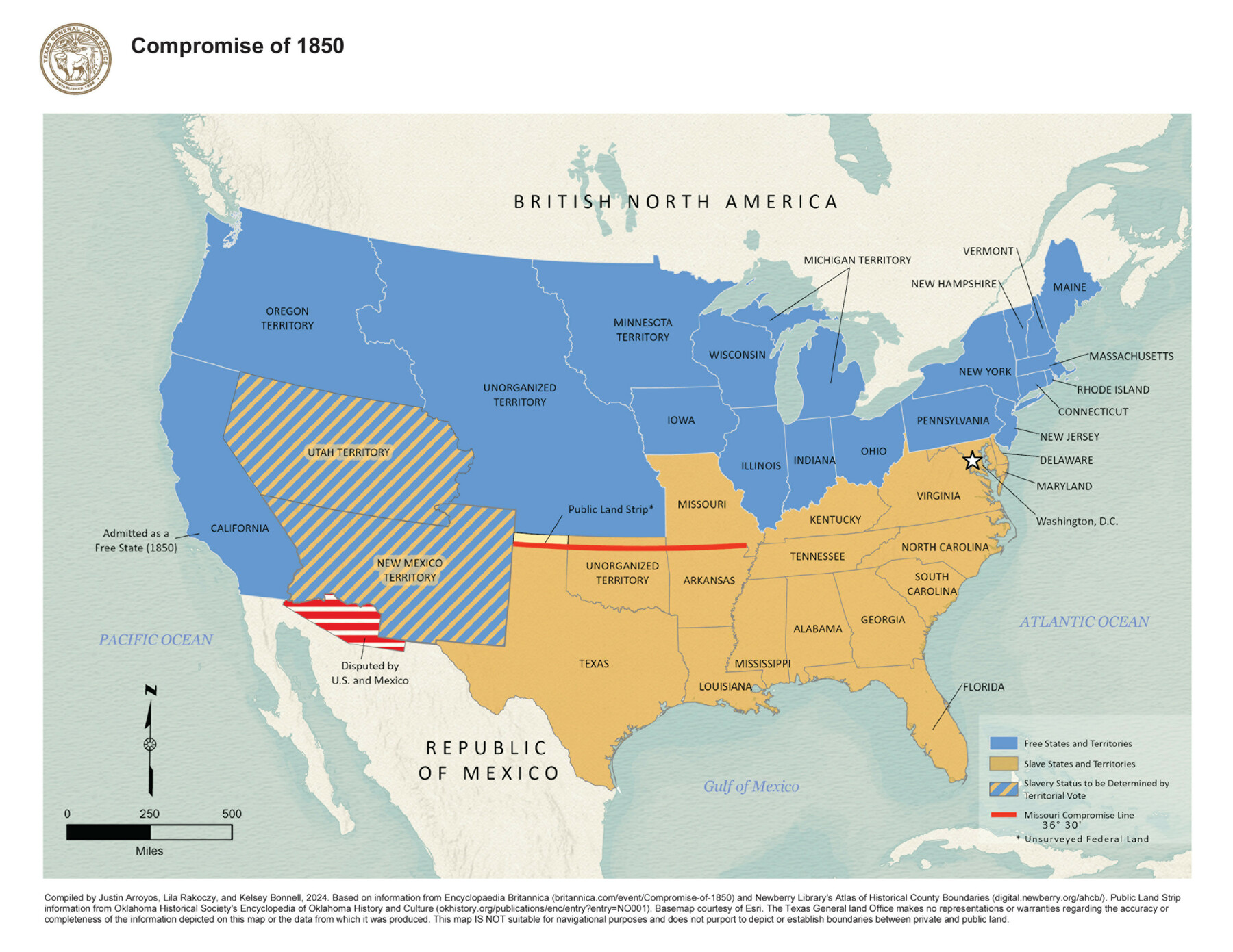 97358, Compromise of 1850, GIS Educational Maps