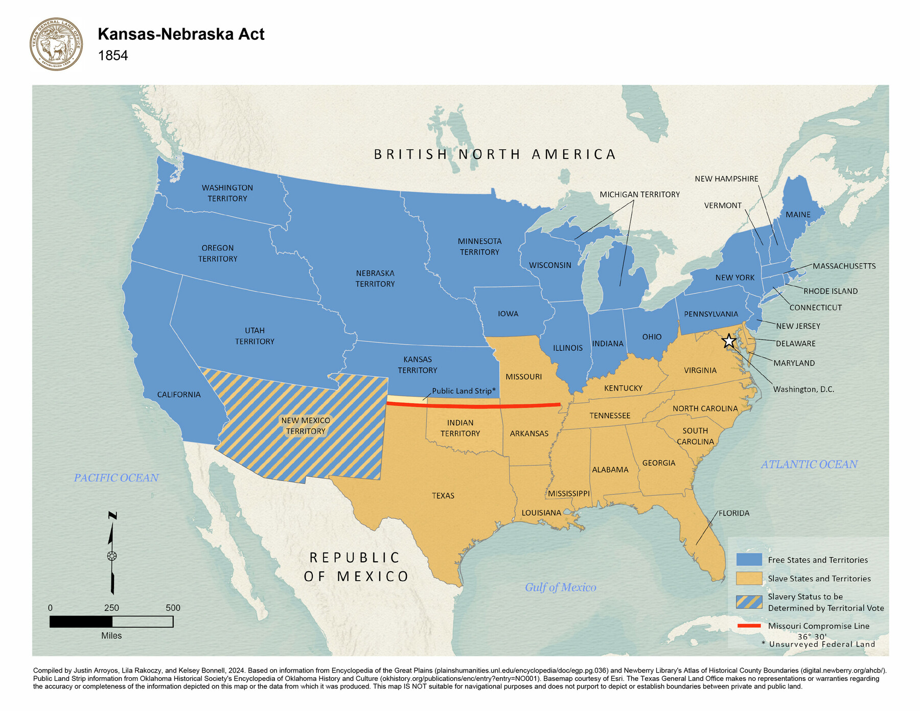 97359, Kansas-Nebraska Act, GIS Educational Maps
