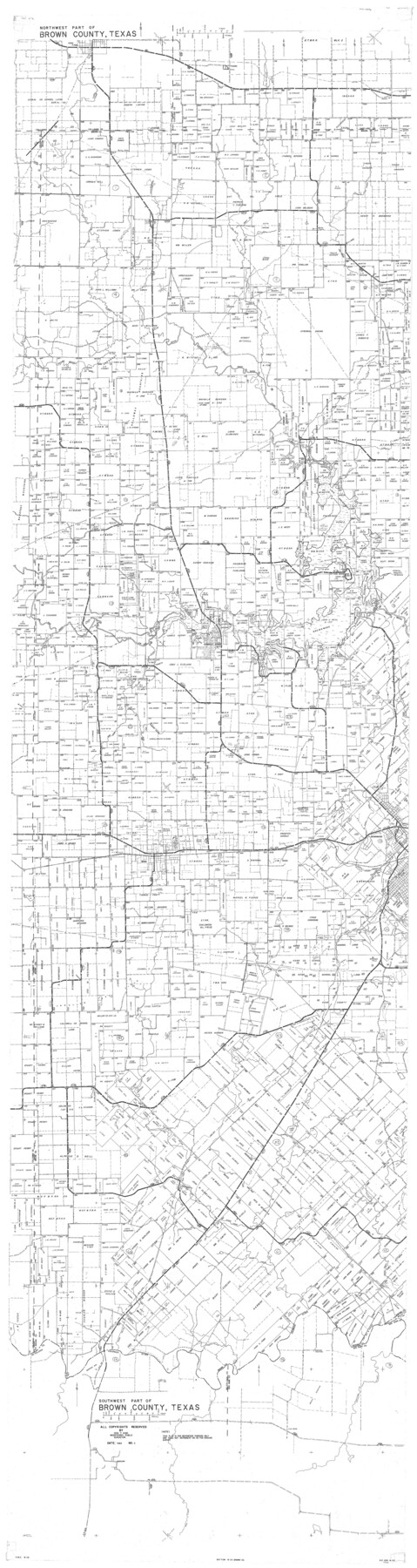 97384, West Half - Brown County, General Map Collection