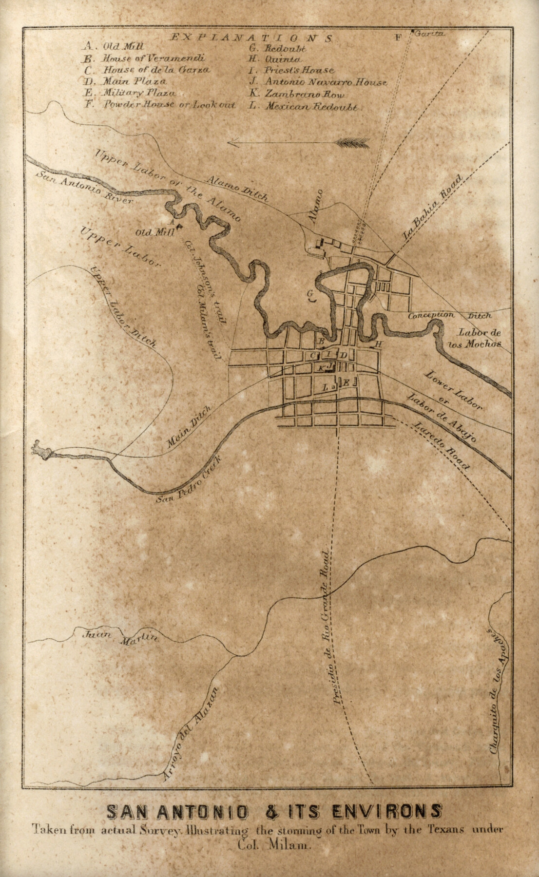 97392, San Antonio & its Environs, General Map Collection