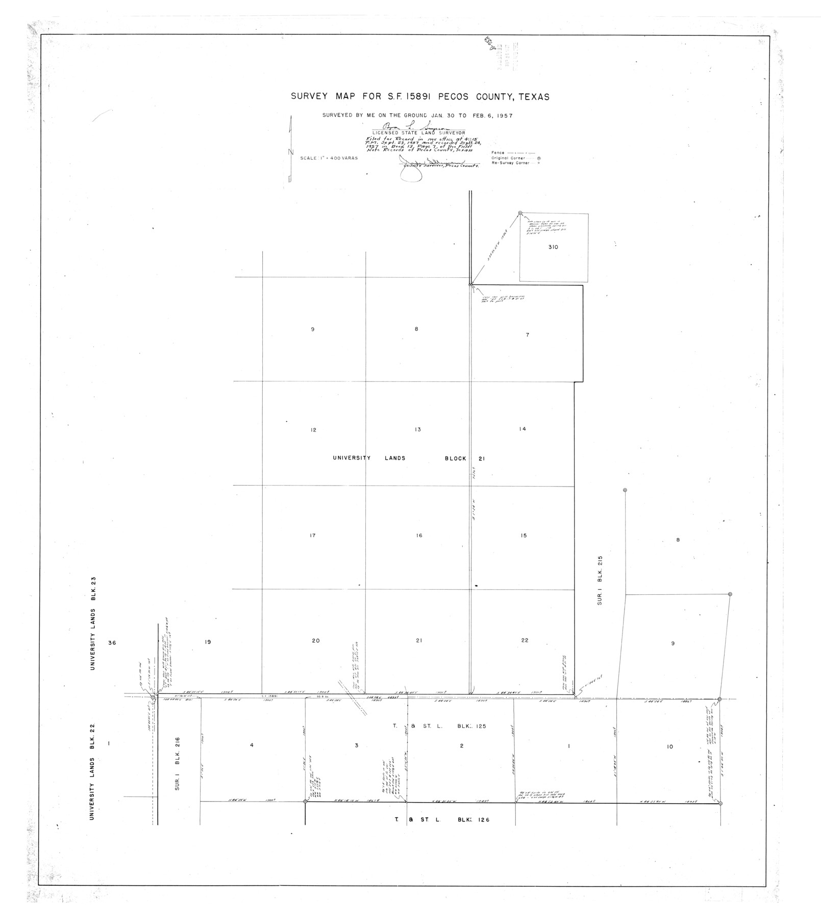 9742, Pecos County Rolled Sketch 146B, General Map Collection