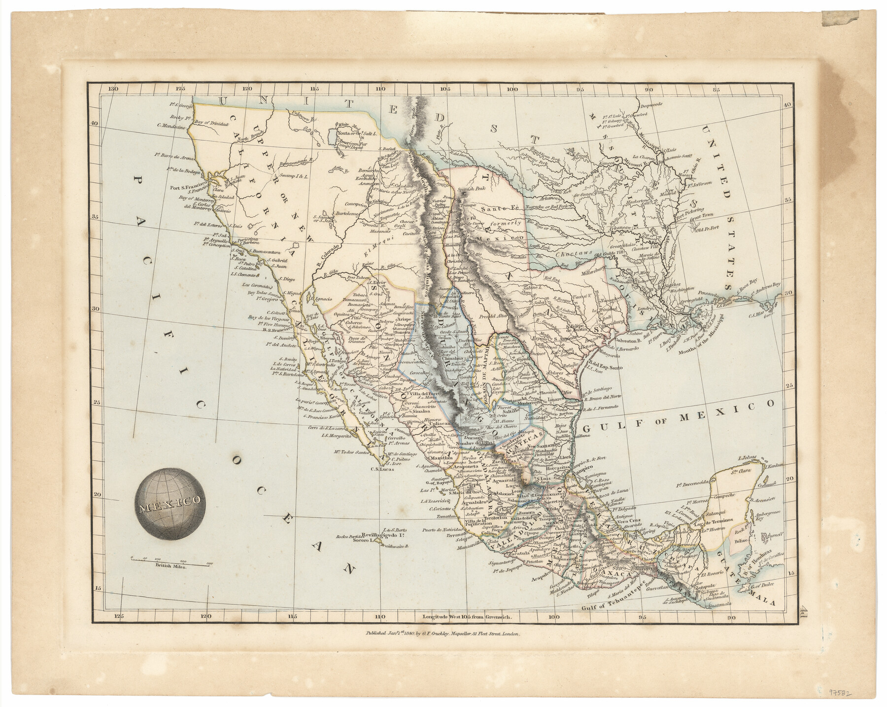 97582, Mexico, General Map Collection
