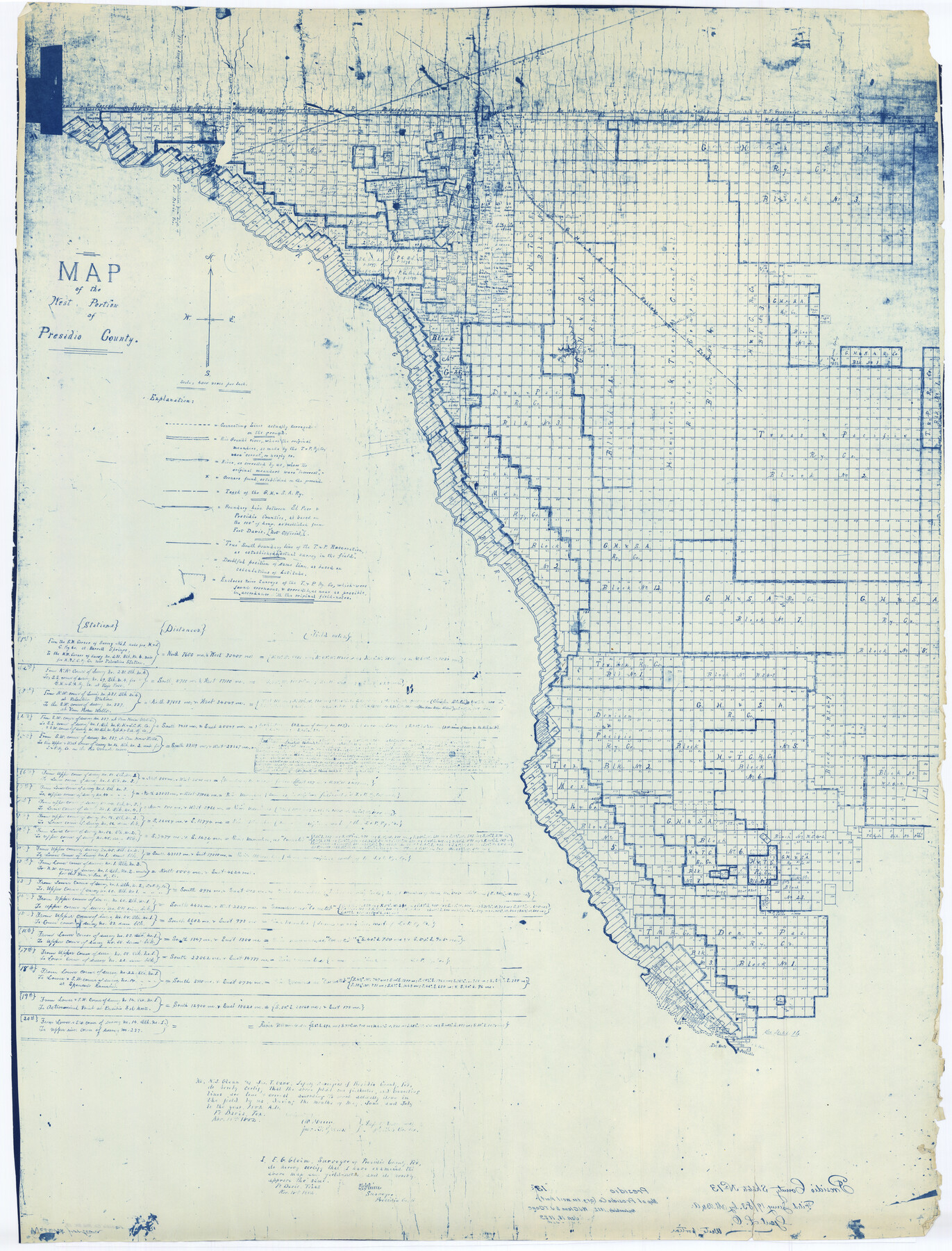 9763, Presidio County Rolled Sketch 13, General Map Collection