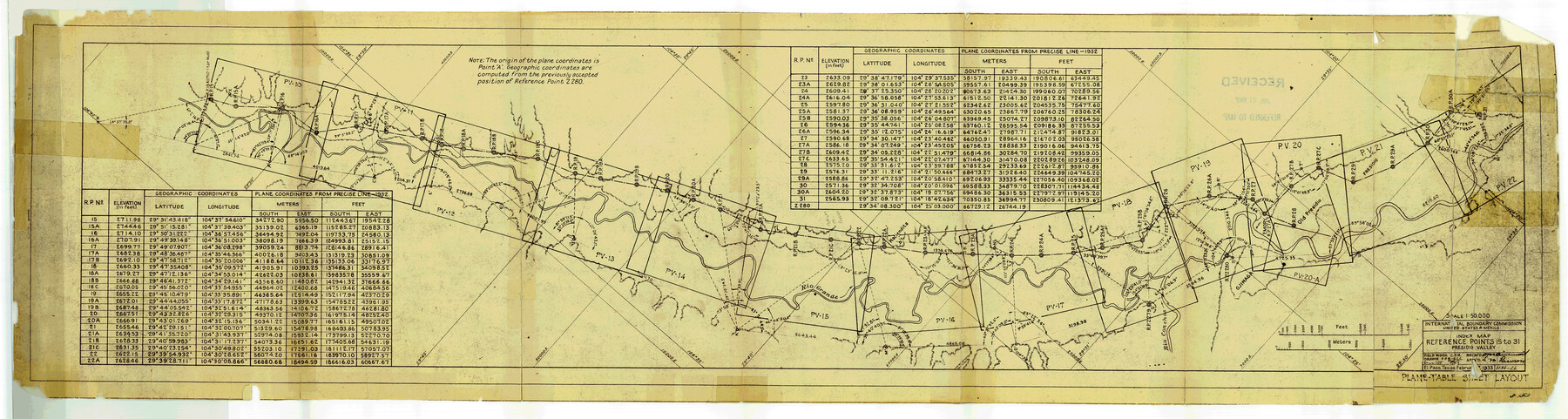 9782, Presidio County Rolled Sketch 96, General Map Collection