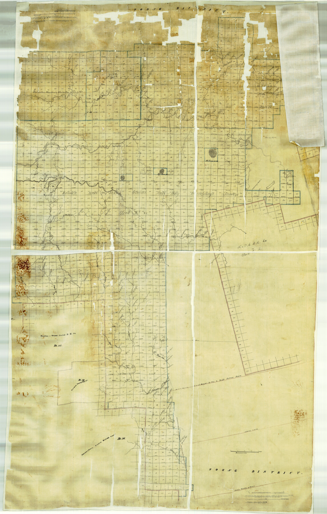 9910, Scurry County Rolled Sketch 1, General Map Collection