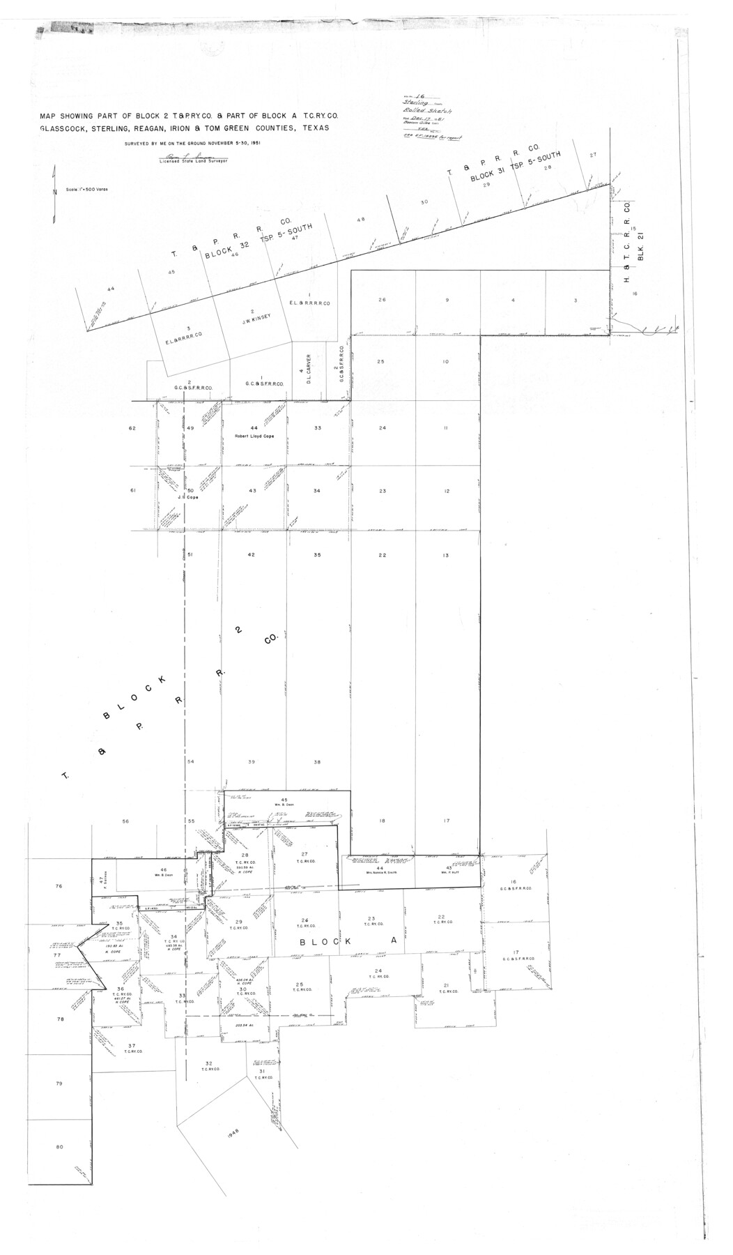 9948, Sterling County Rolled Sketch 16, General Map Collection