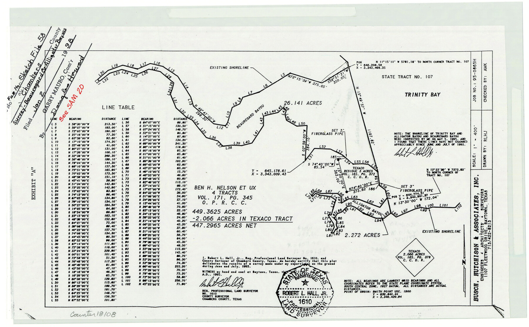 18108, Chambers County Sketch File 58, General Map Collection