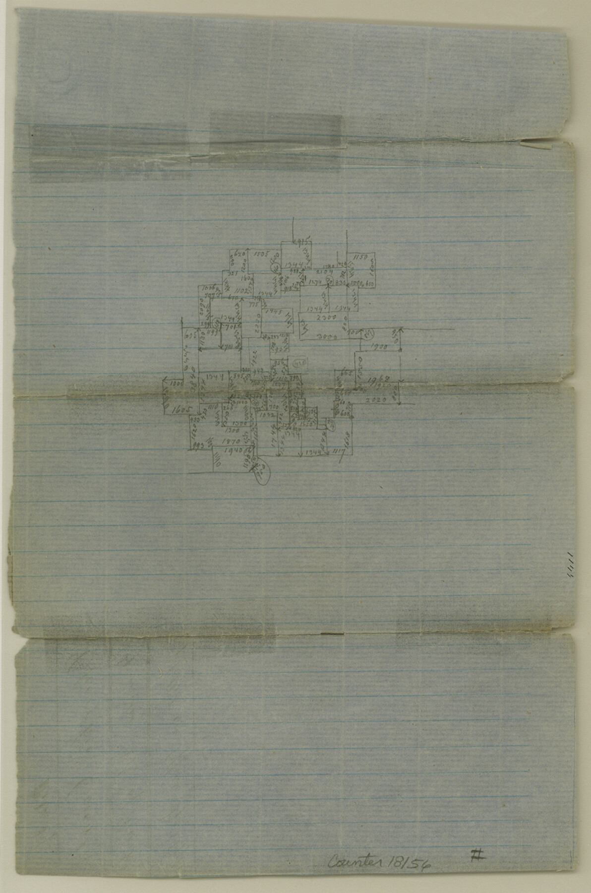 18156, Cherokee County Sketch File 17, General Map Collection