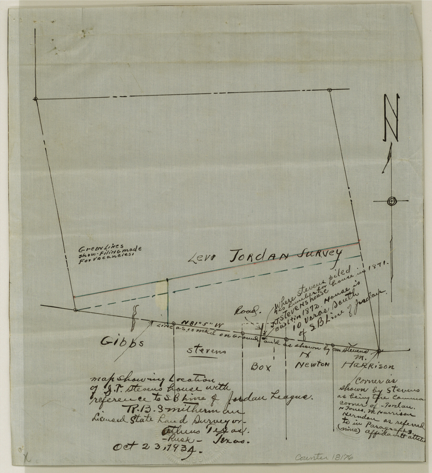 18176, Cherokee County Sketch File 30, General Map Collection