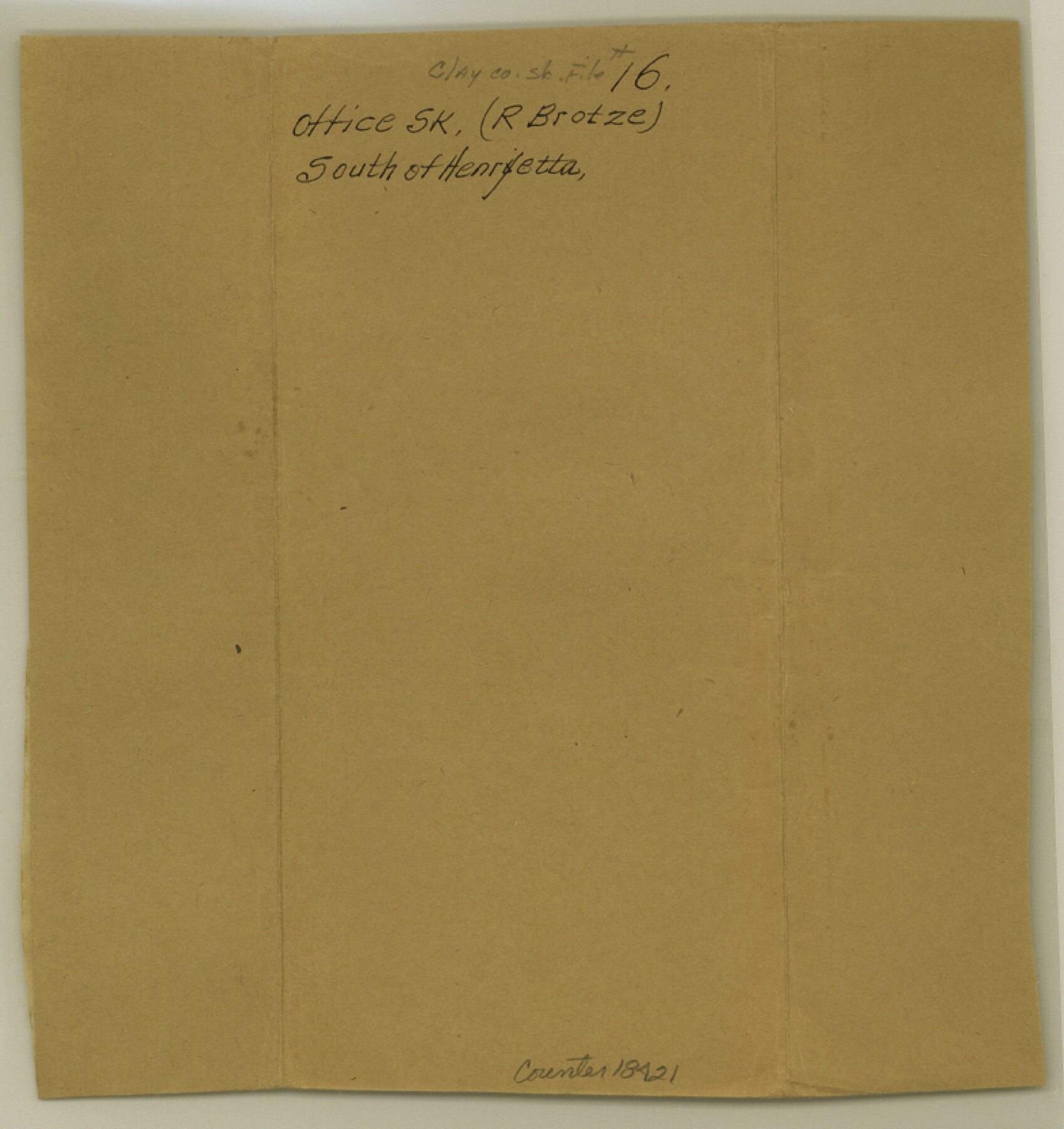 18421, Clay County Sketch File 16, General Map Collection