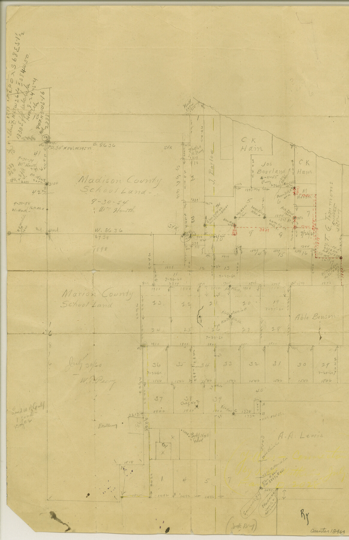 18464, Clay County Sketch File 36, General Map Collection
