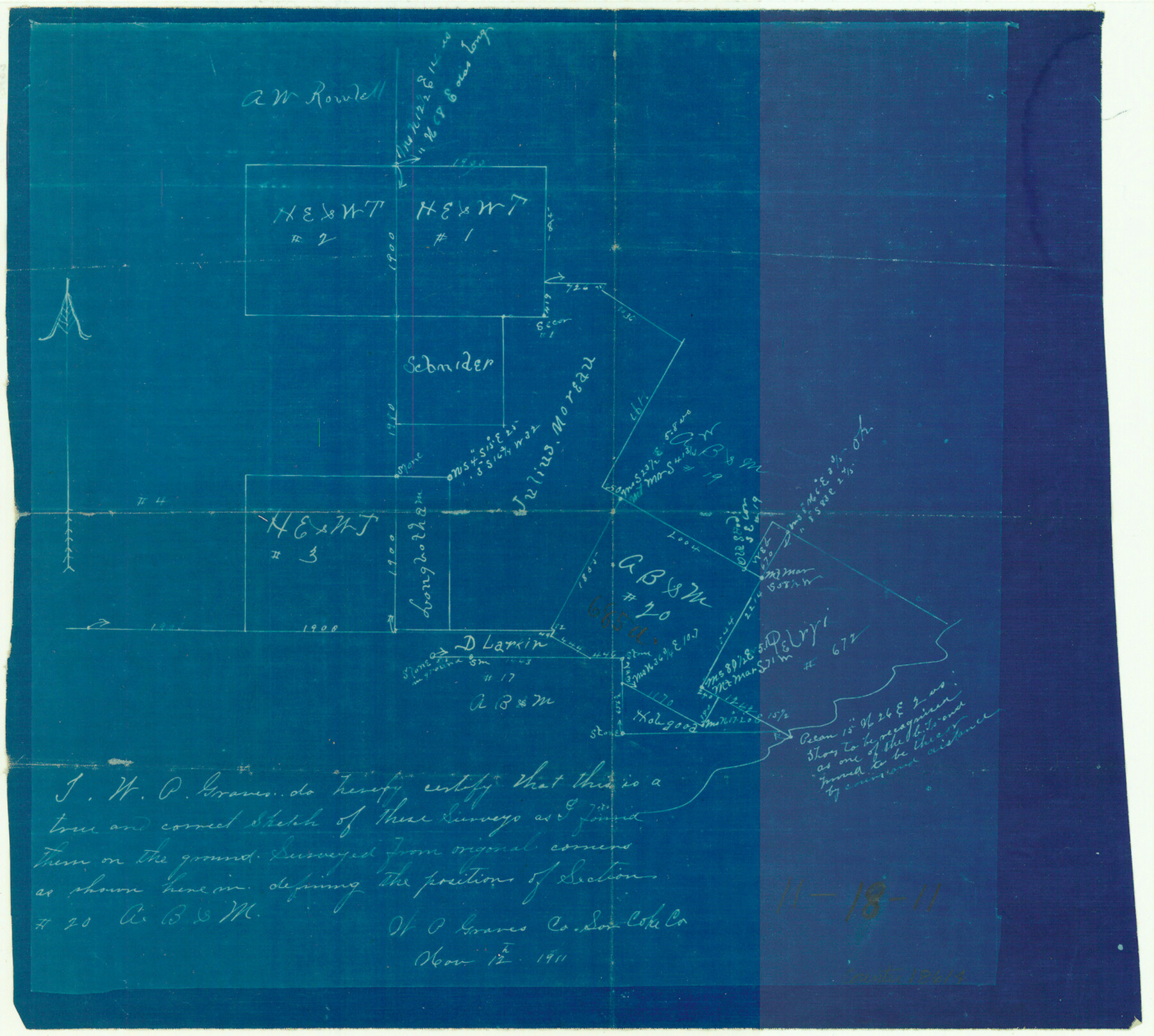 18614, Coke County Sketch File 21, General Map Collection